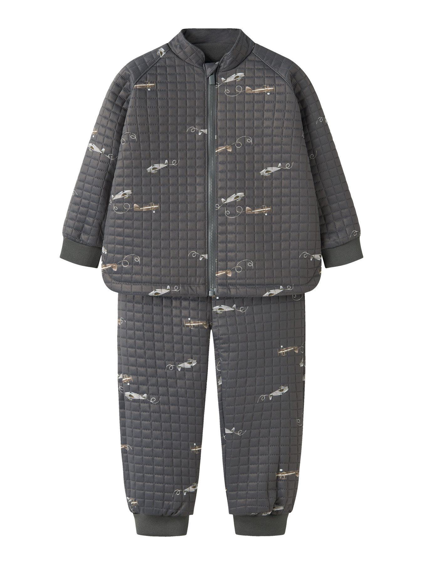 Name It Termosæt Moon Grey med Sejt Print