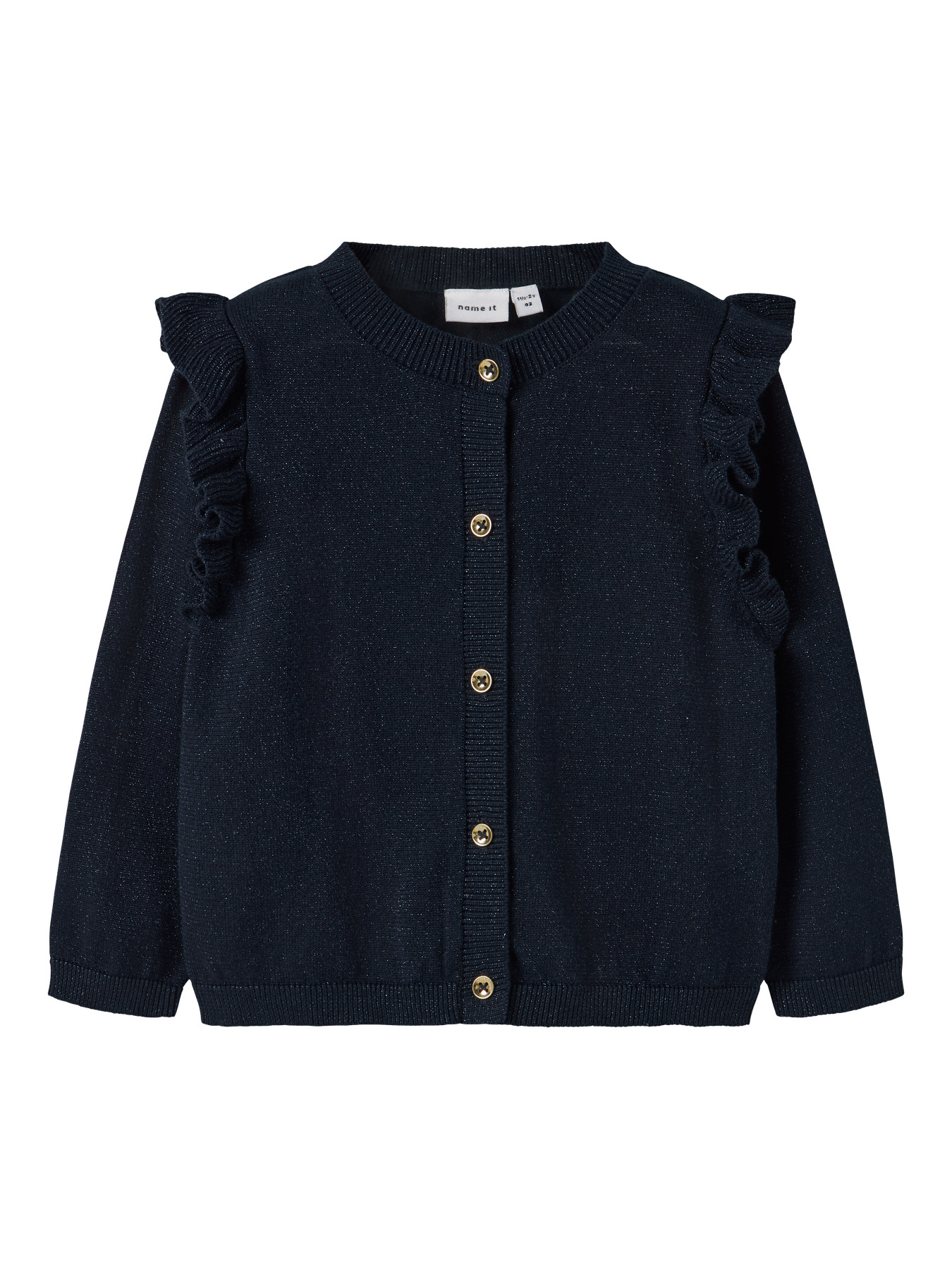 Name It Glimmer Cardigan Abinne i Mørk Safir - Tilbud!
