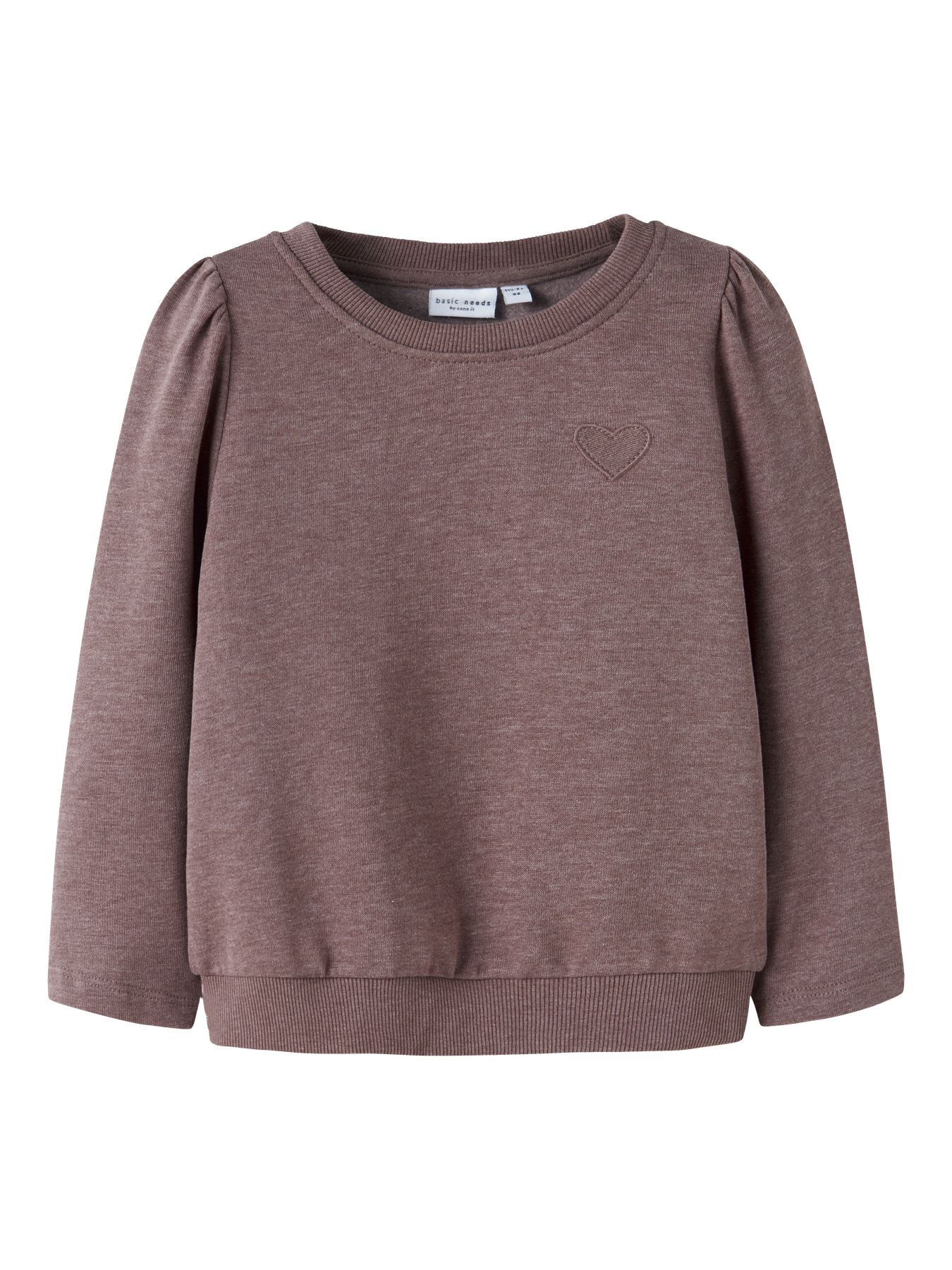 Name It Sweatshirt Vima med Hjertebroderi - Tilbud!