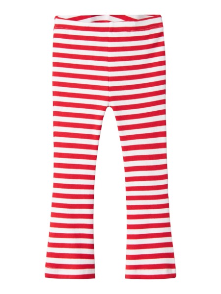 Søde Bootcut Leggings fra Name It i Hvid Rød - Tilbud!