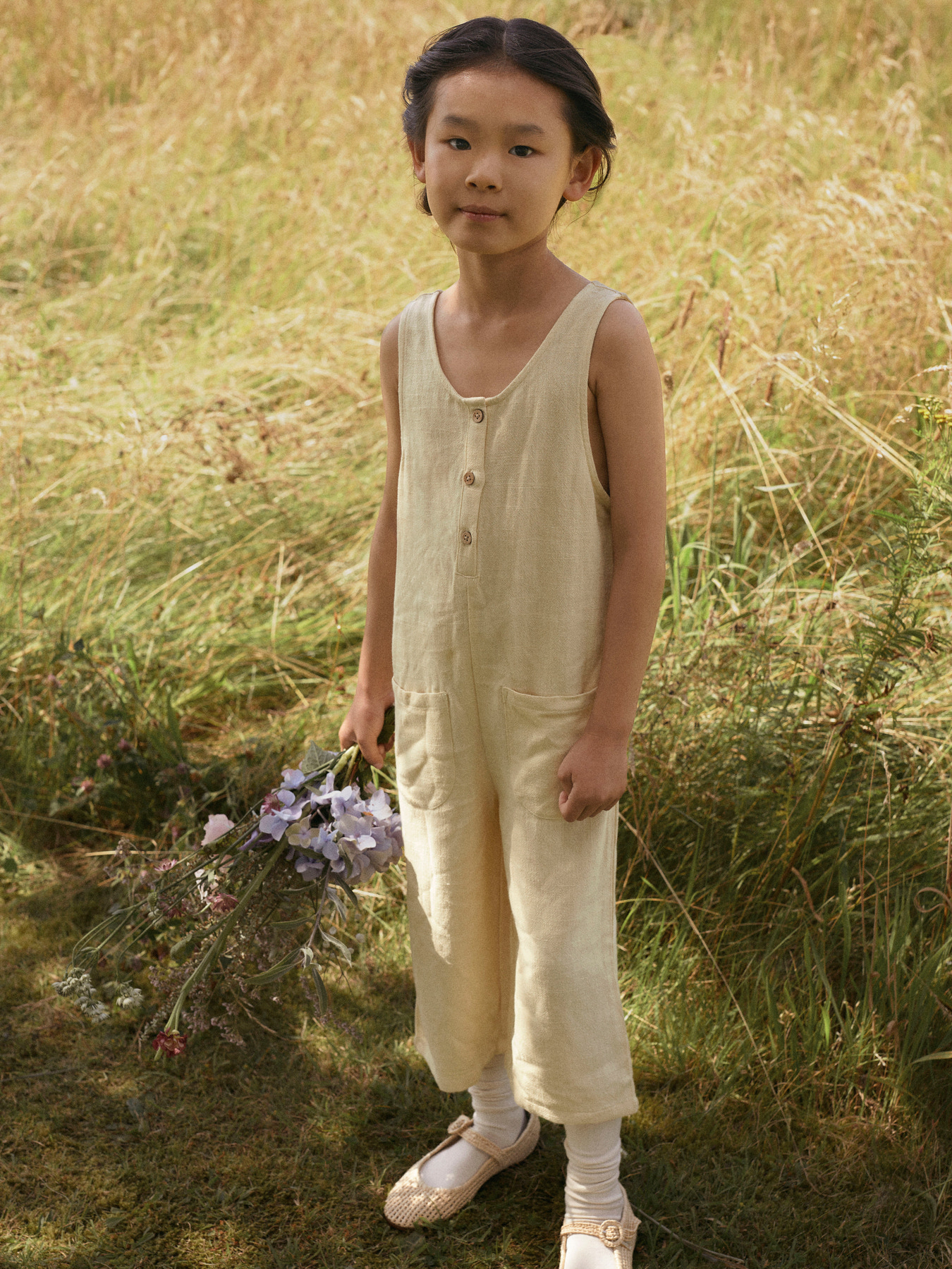 Lil Atelier Buksedragt Dolie i Sea Mist - Sommermusthave!