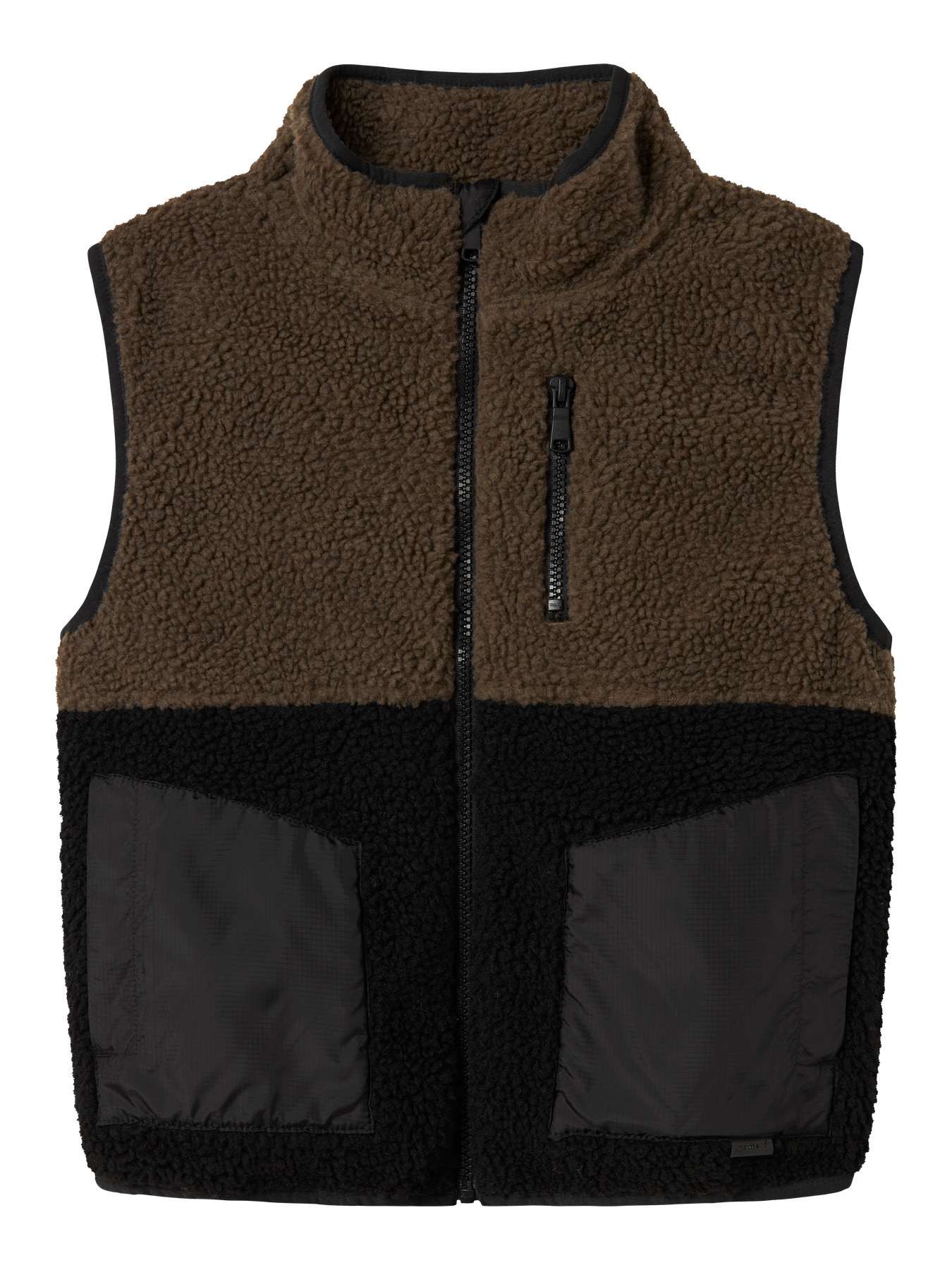 Teddy Vest fra Name It i Sort - Cool og Praktisk!