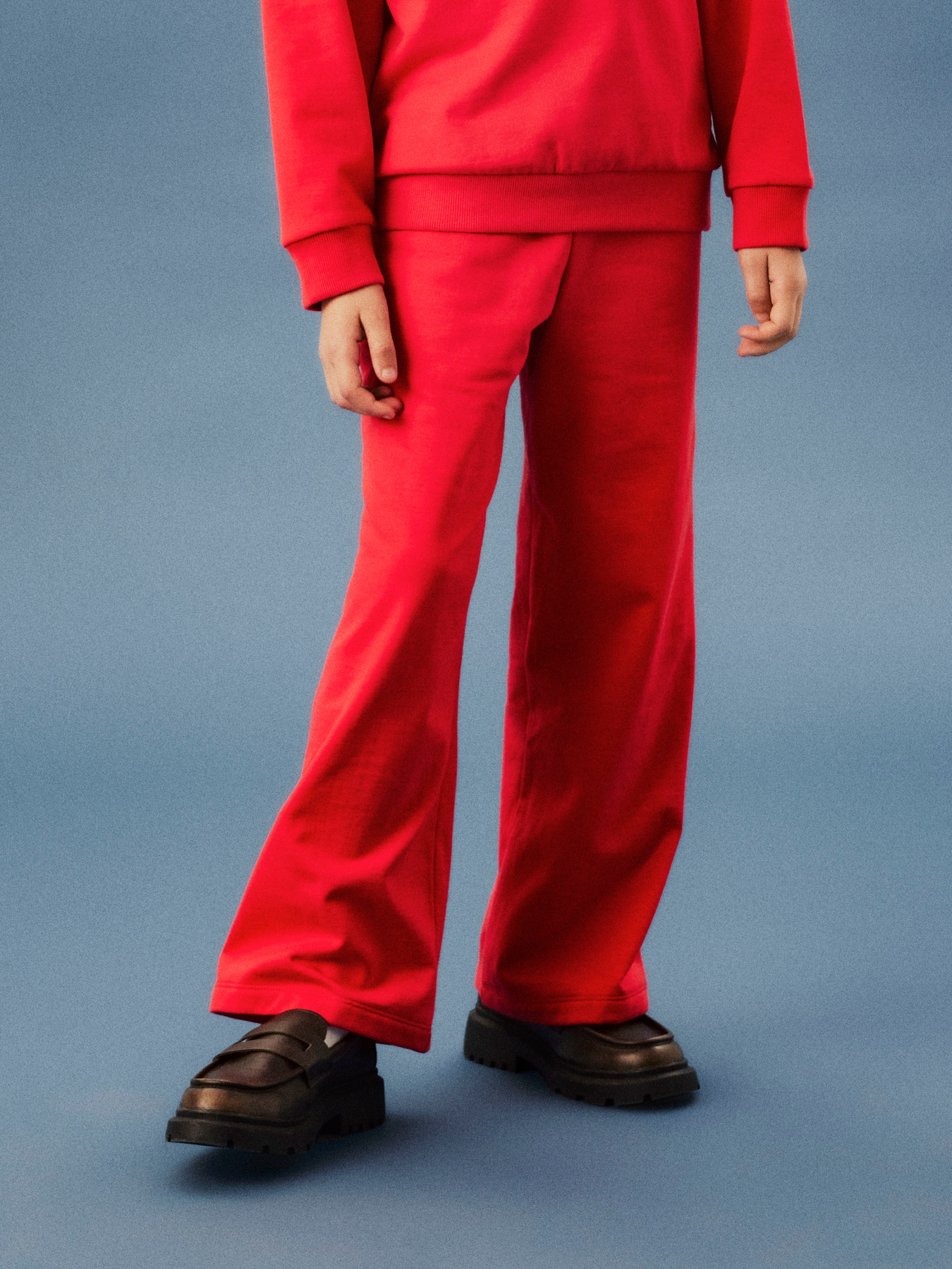 Seje Røde Wide Sweatpants til Piger - Name It Noriana
