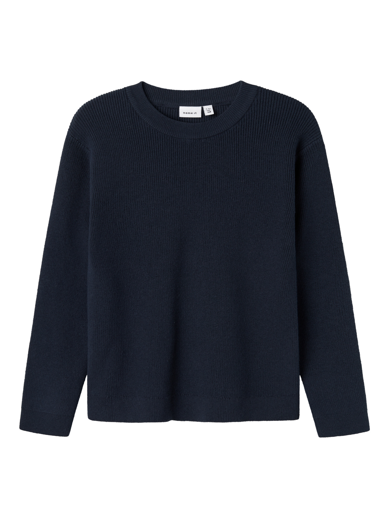 Name It Strikpullover Nesolle - Mørk Safir Tilbud!