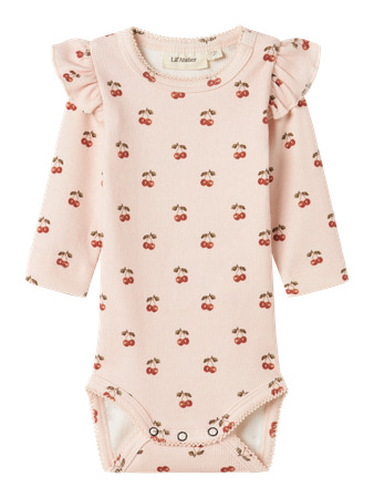 Yndig Lil Atelier Body Flavo Eve i Rosa med Flæser