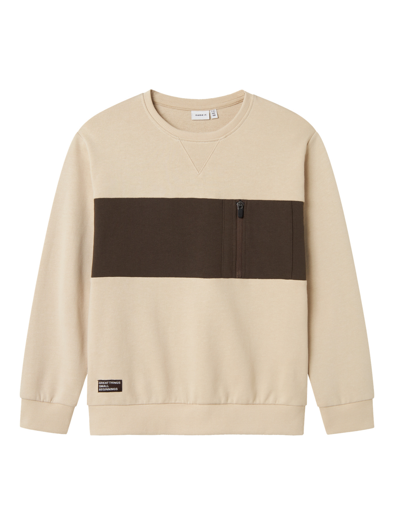 Name It Sweatshirt Lionel Peyote - Sej Beige Bluse