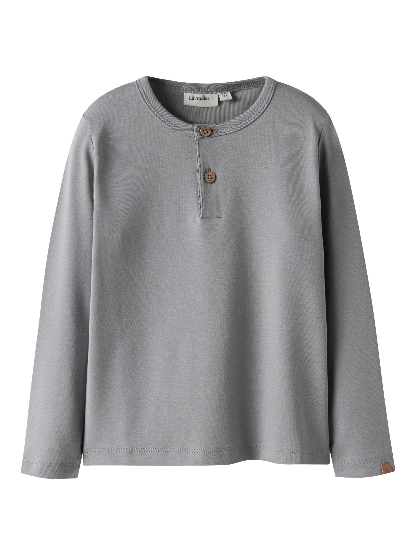 Lil Atelier Bluse Gayo i Ultimate Grey - Super tilbud!