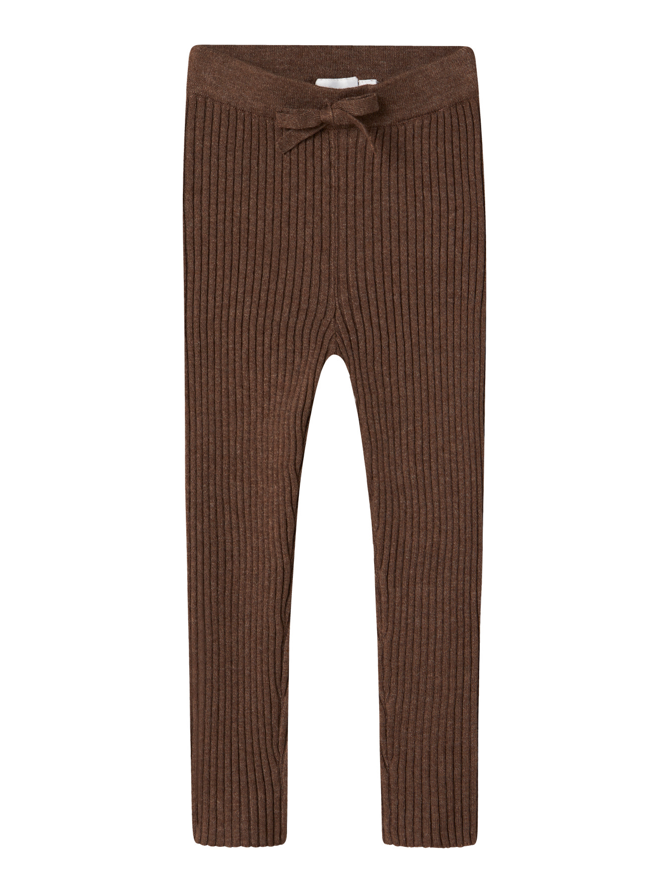 Name It Strik Leggings Nalia i Smuk Brun Farve