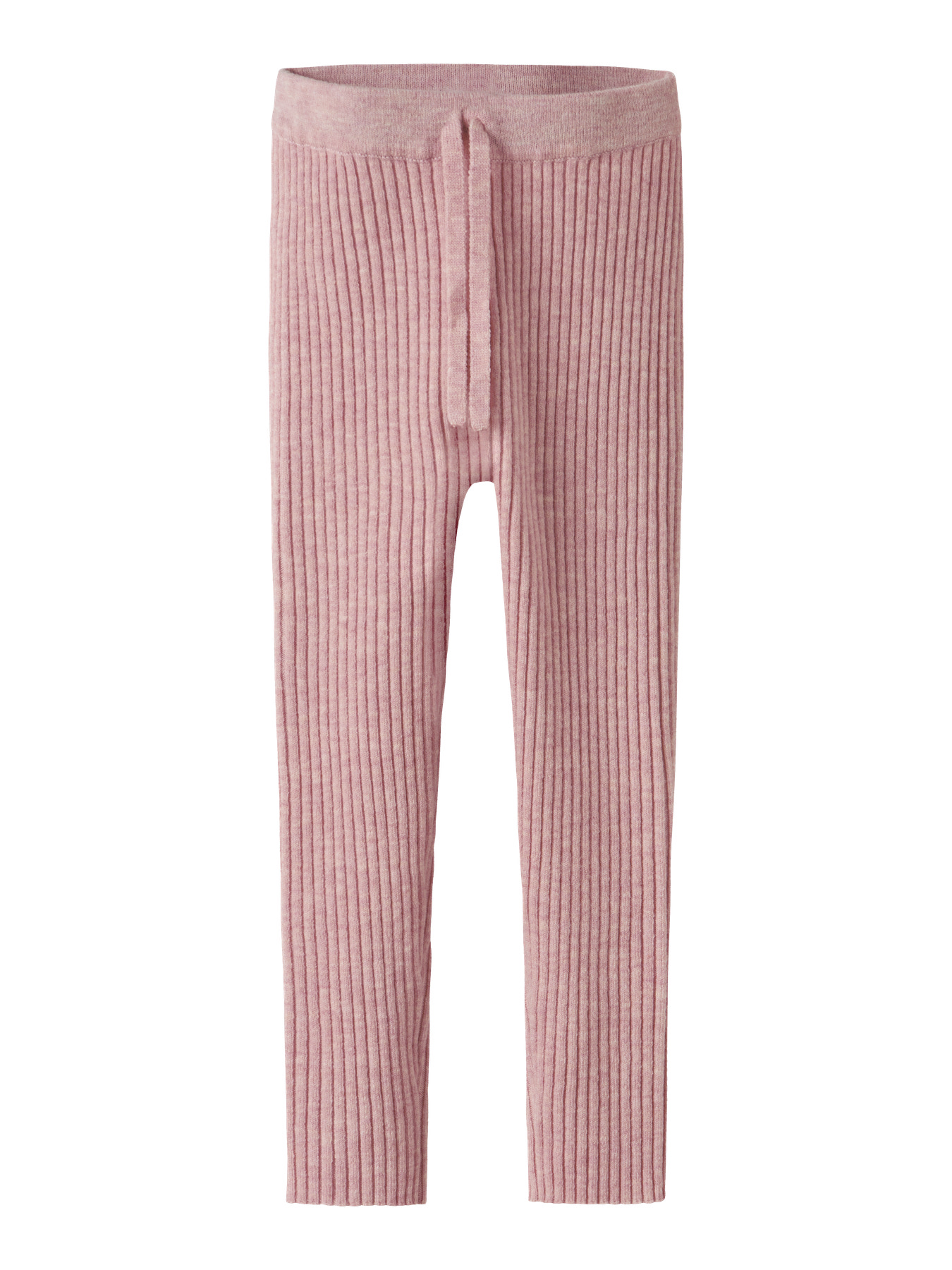 Name It Strik Leggings Nalia i Burnished Lilac - Tilbud!