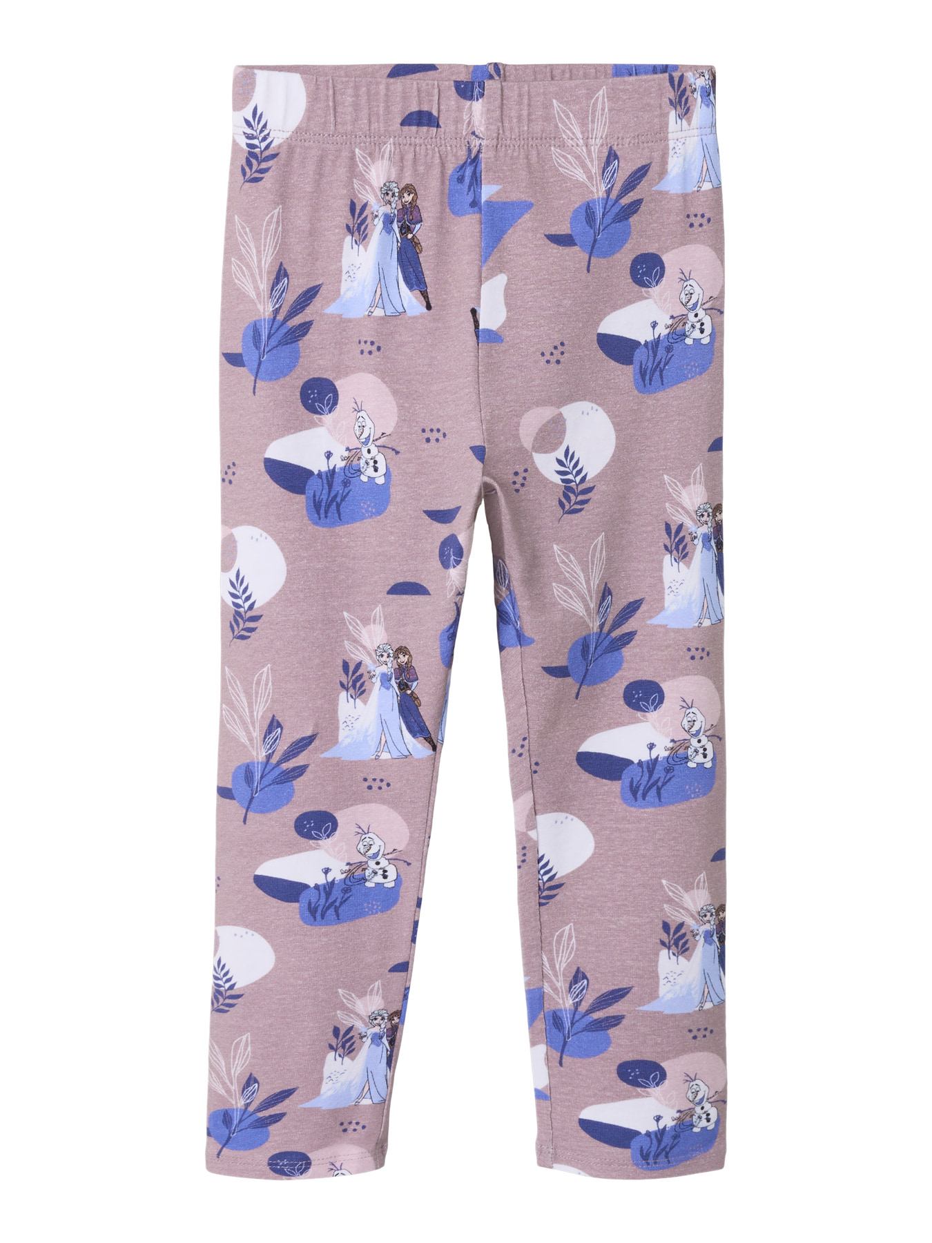 Søde Frozen Leggings med Anna og Elsa til piger - Must-have!