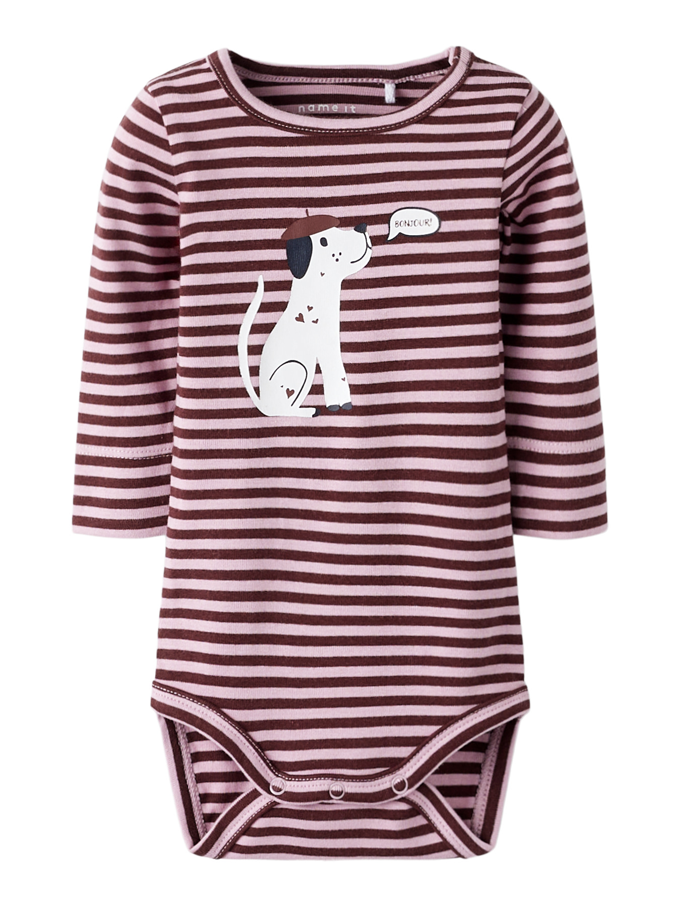 Langærmet Body Kilas i Bleached Mauve - Super Sødt Design