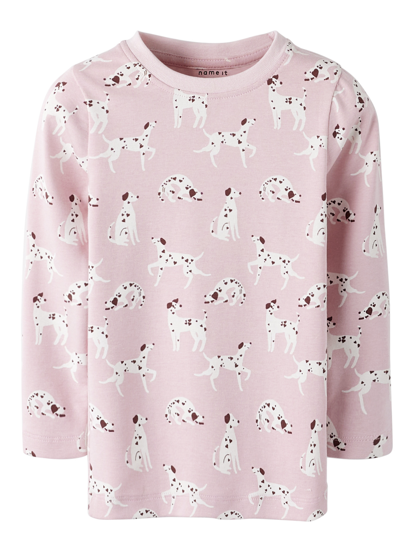 Name It Langærmet Bluse Kilas i Bleached Mauve - Udsalg!