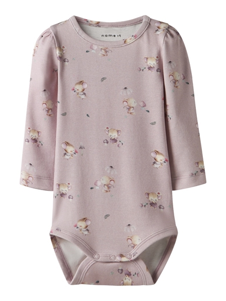 Name It Body Latia i Burnished Lilac til piger - Fin body