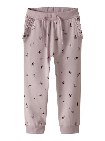 Søde sweatpants med blomsterprint - Name It