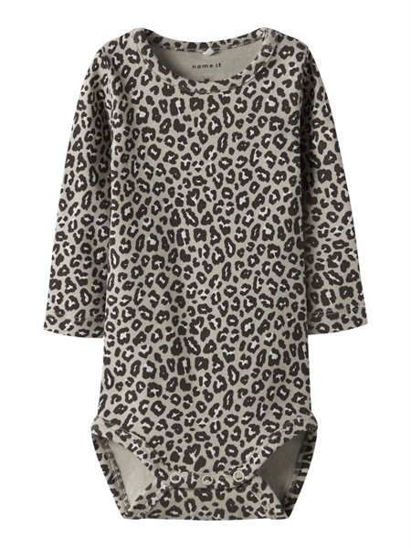 Name It Leo Body Leoana Peyote - Langærmet Body til Piger