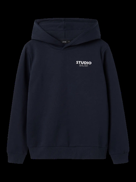 Lmtd Sweatshirt med Hætte - Mørk Safir