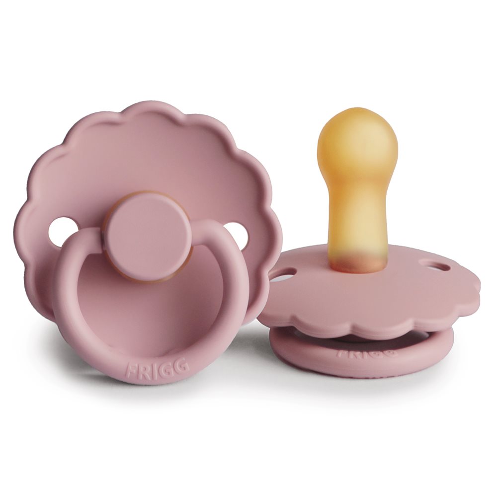 Frigg Daisy Naturgummi Sut – Baby Pink til 6-18 mdr.