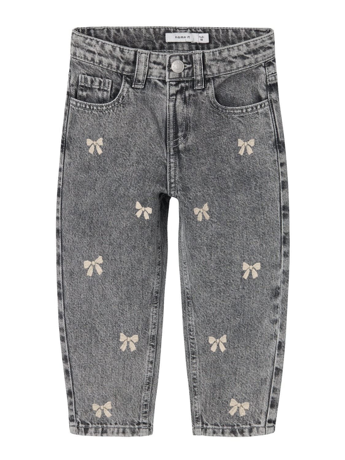 Name It Bella Mom Jeans – Mørkegrå Denim Udsalg!