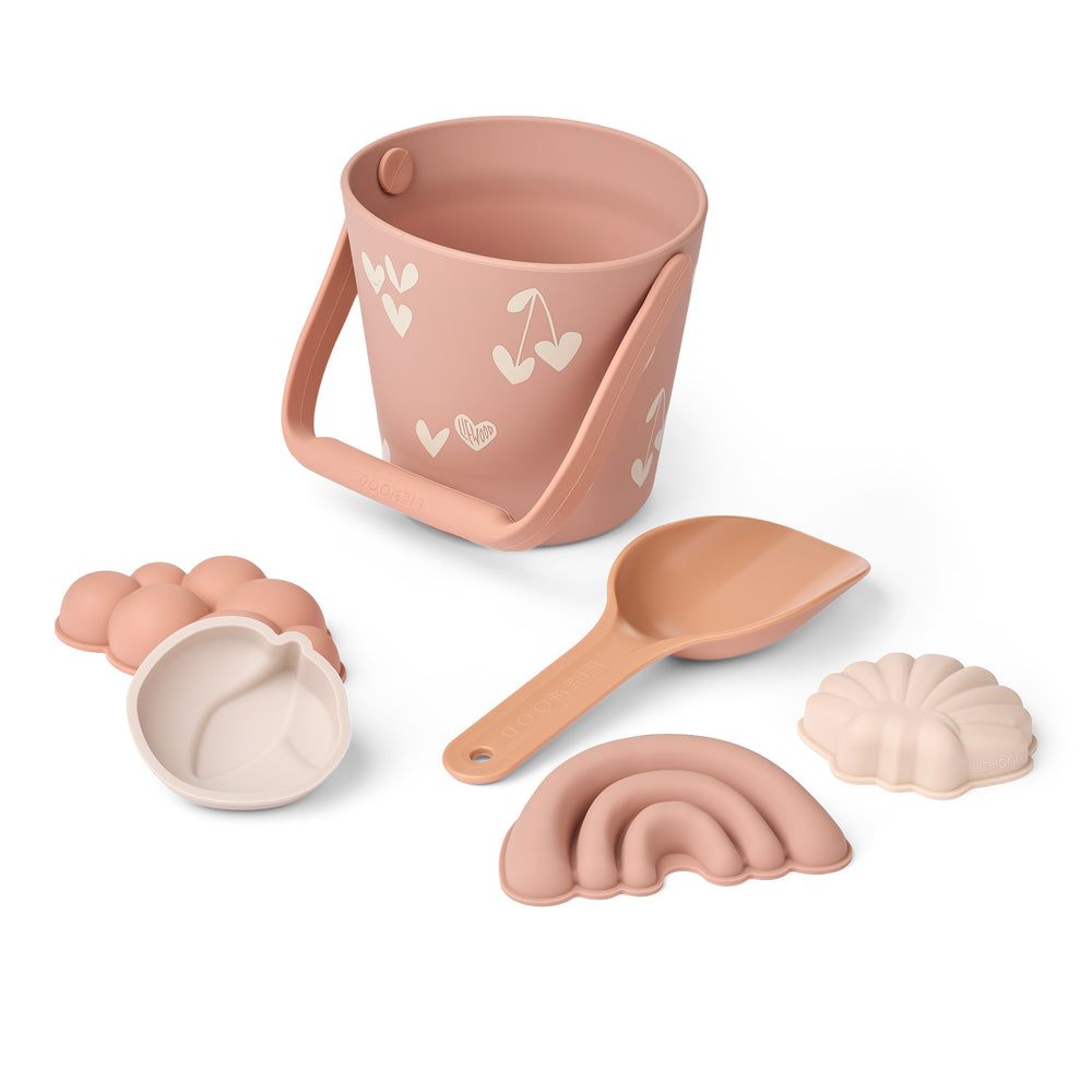 Liewood Gilma Sweethearts Beach Set - Sweethearts Pale Tuscany