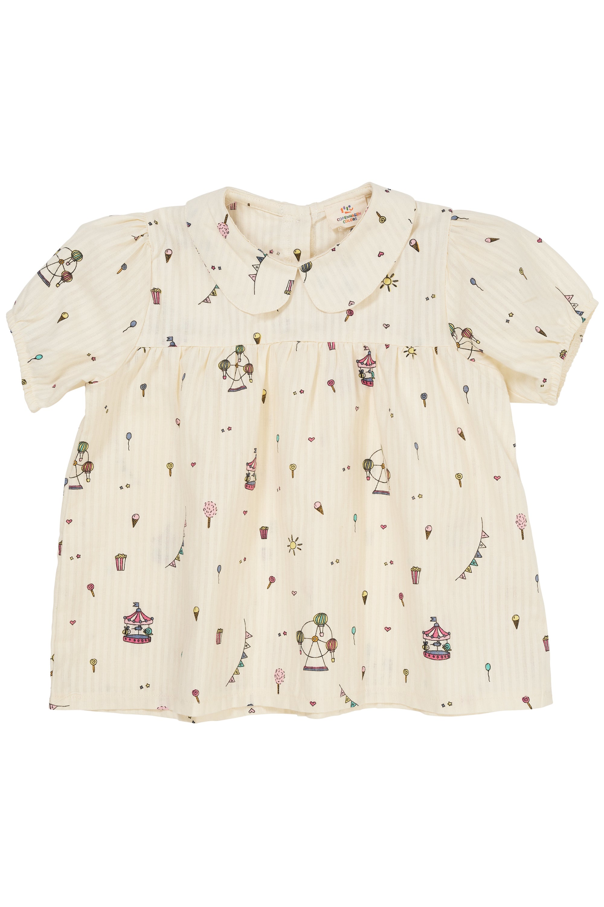 Copenhagen Colors Bluse – Cream Tivoli Print – Udsalg!