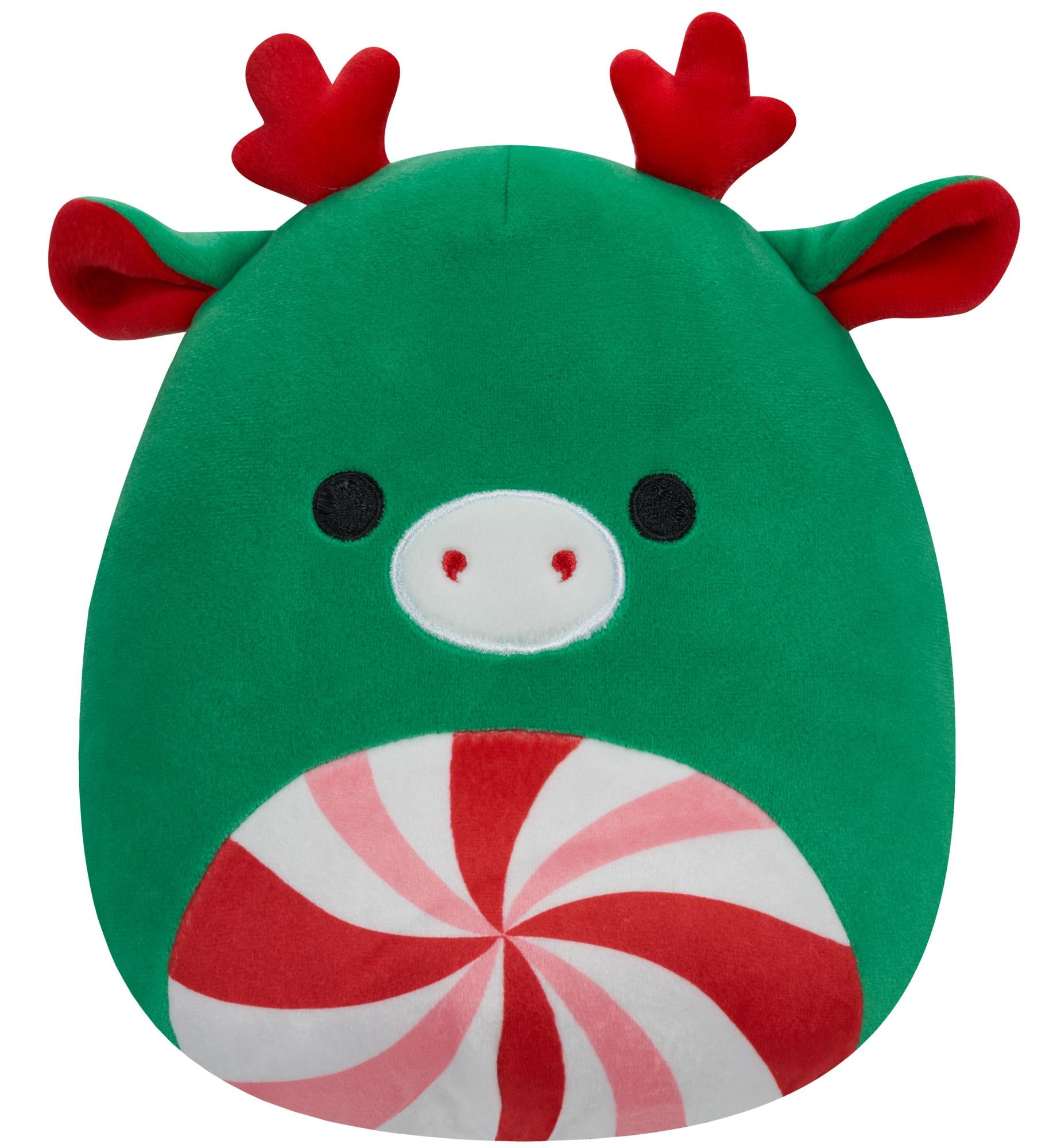 Squishmallows – Zumir Grøn Elg med Pebermynte Mave 19 cm