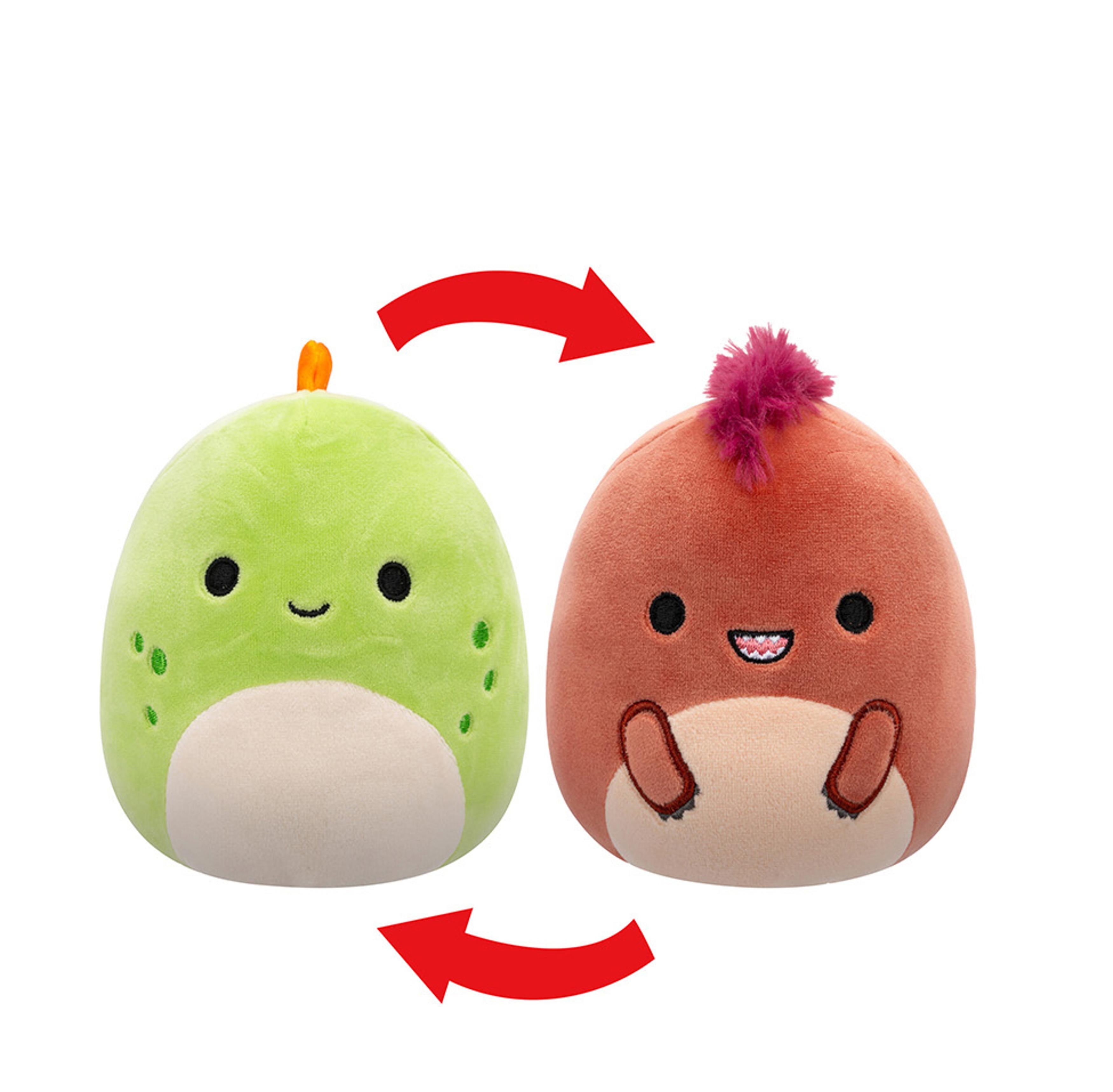 Squishmallows Flip A Mallow Seanster/Kelly – Krammedyr 13 cm