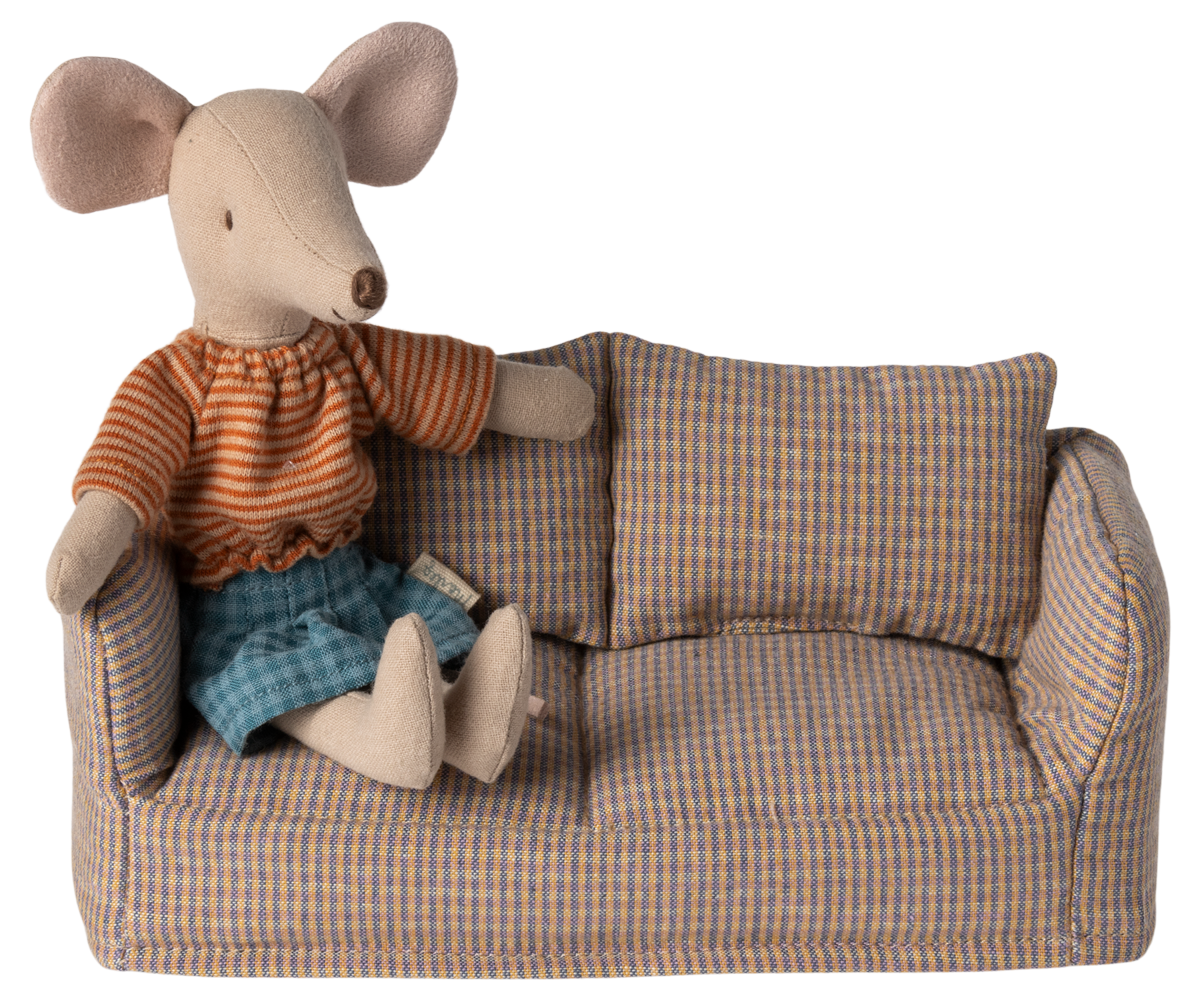 Vintage Maileg Sofa til Mus - Ideel til Dukkehuset