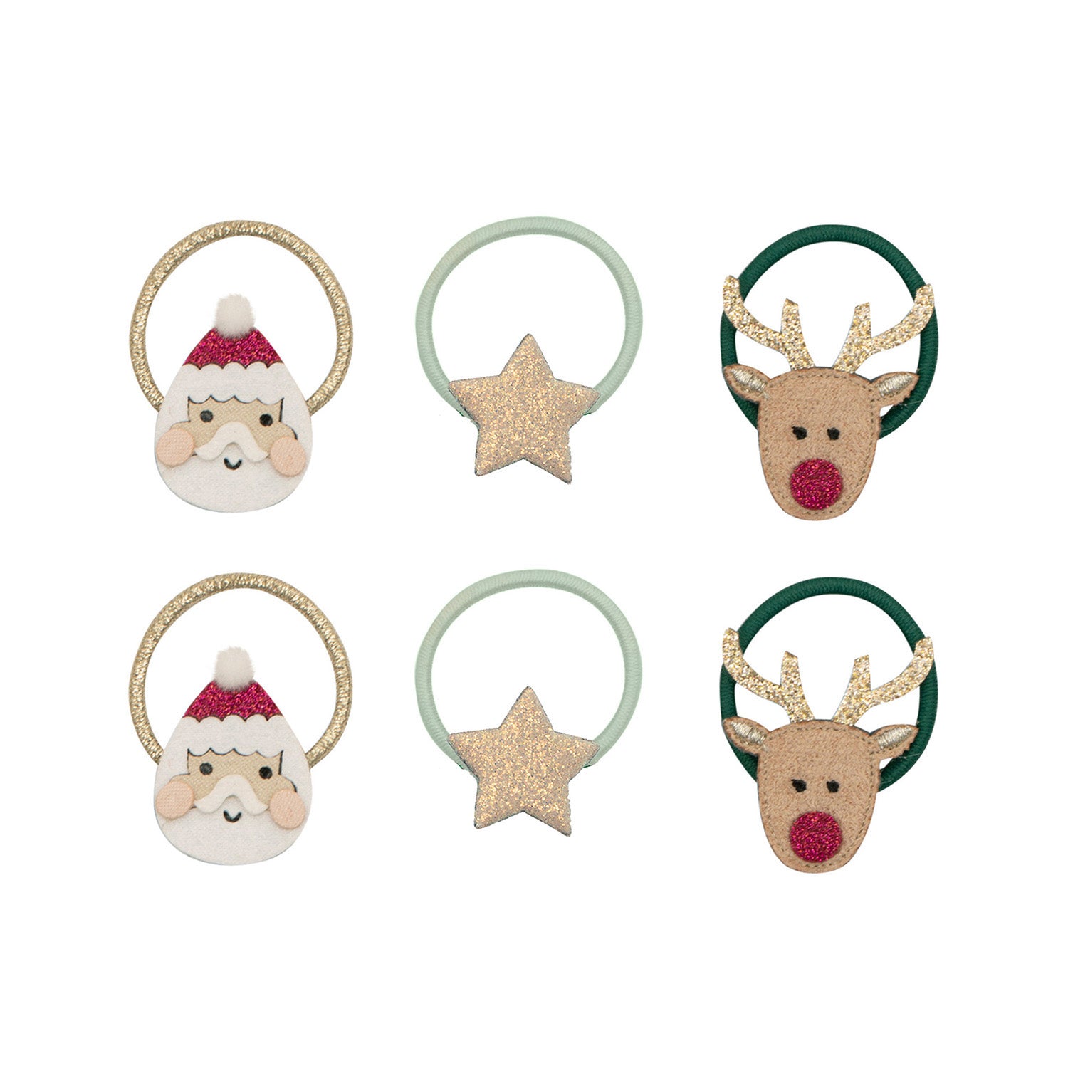 Mimi & Lula Hårelastikker – Julemanden og Rudolf Festlighed