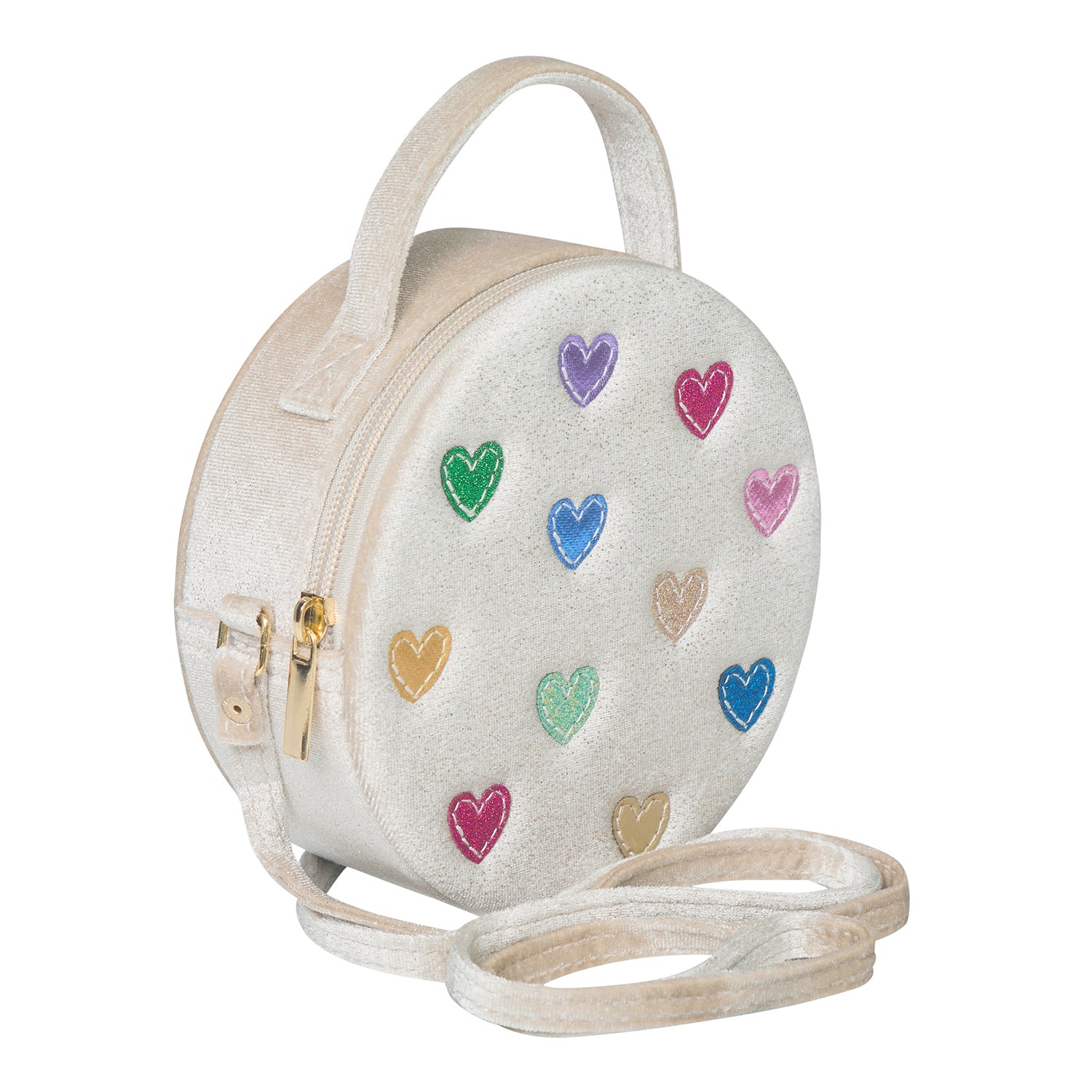 Mimi & Lula Skuldertaske – Jazzy Hearts Tilbud!