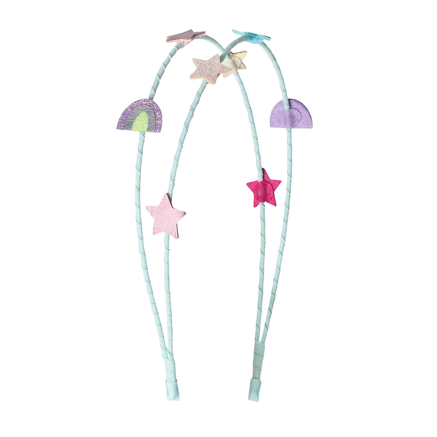 Mimi   Lula Dobbelt Hårbøjle - Rainbow And Star My Little Unicorn