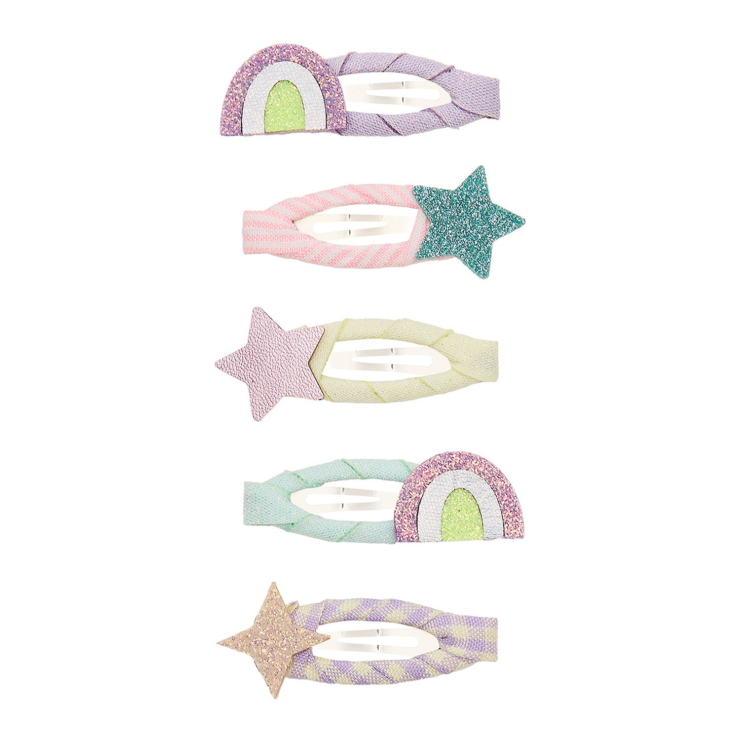 Mimi   Lula   Hårspænder - Mini Rainbow And Star My Little Unicorn