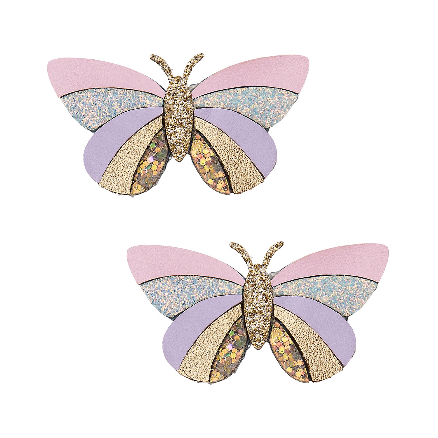 Mimi   Lula   Hårclips - Striped Butterfly Bouquet