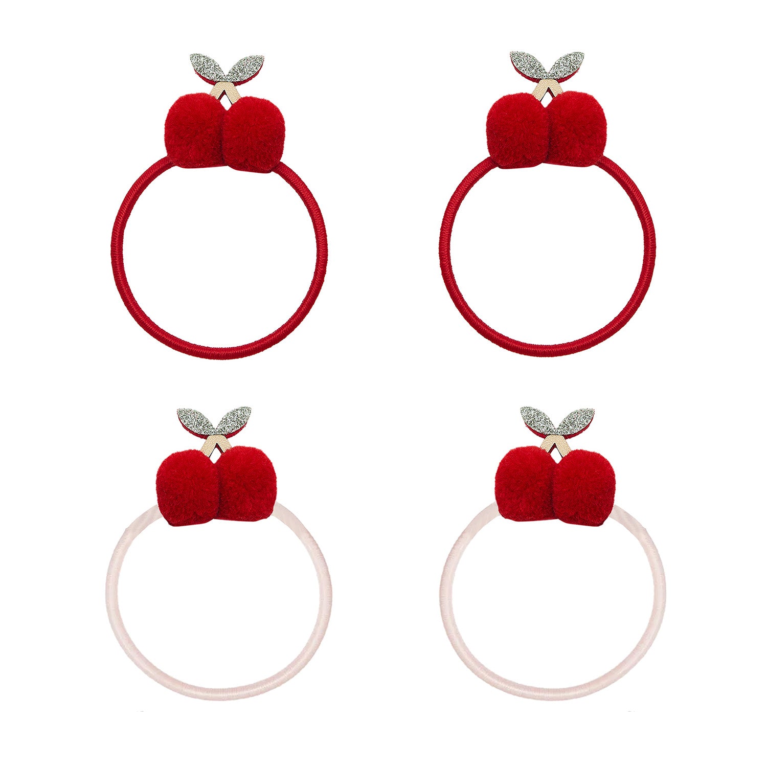 Mimi   Lula   Hårelastikker - Pom Pom Cherries Mon Cheri