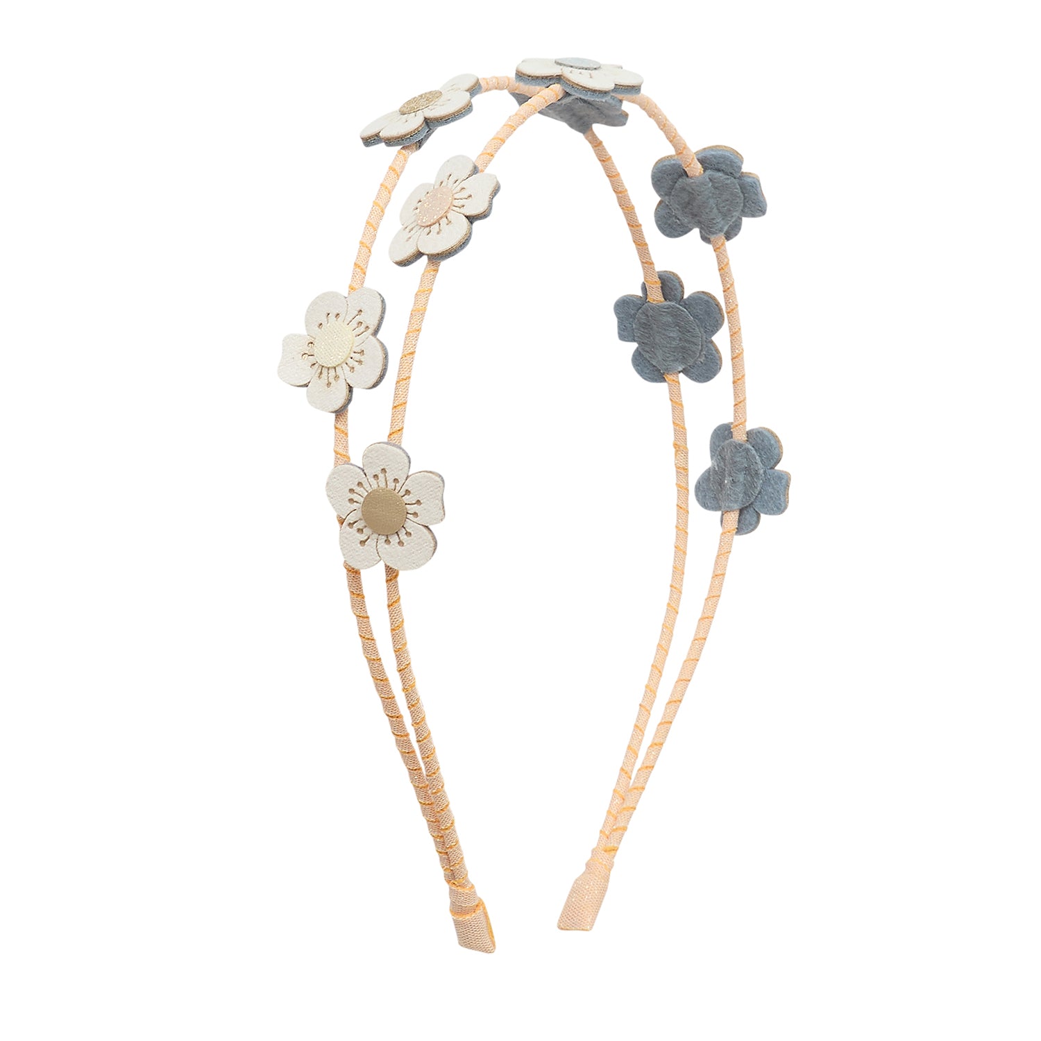 Mimi   Lula Dobbelt Hårbøjle - Blossom Peaches And Cream