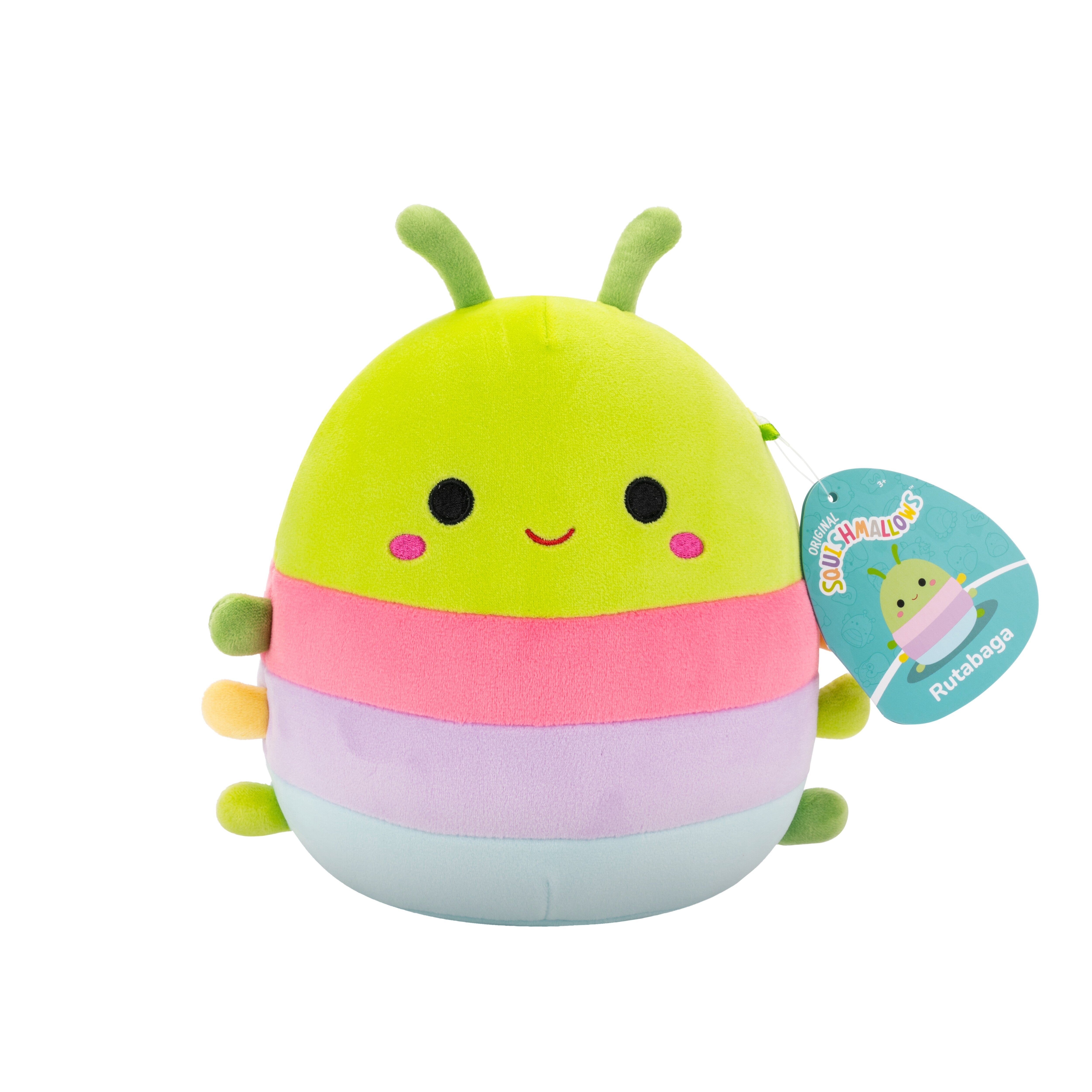 Squishmallows Bamse -   Cm - Rutabaga Caterpillar