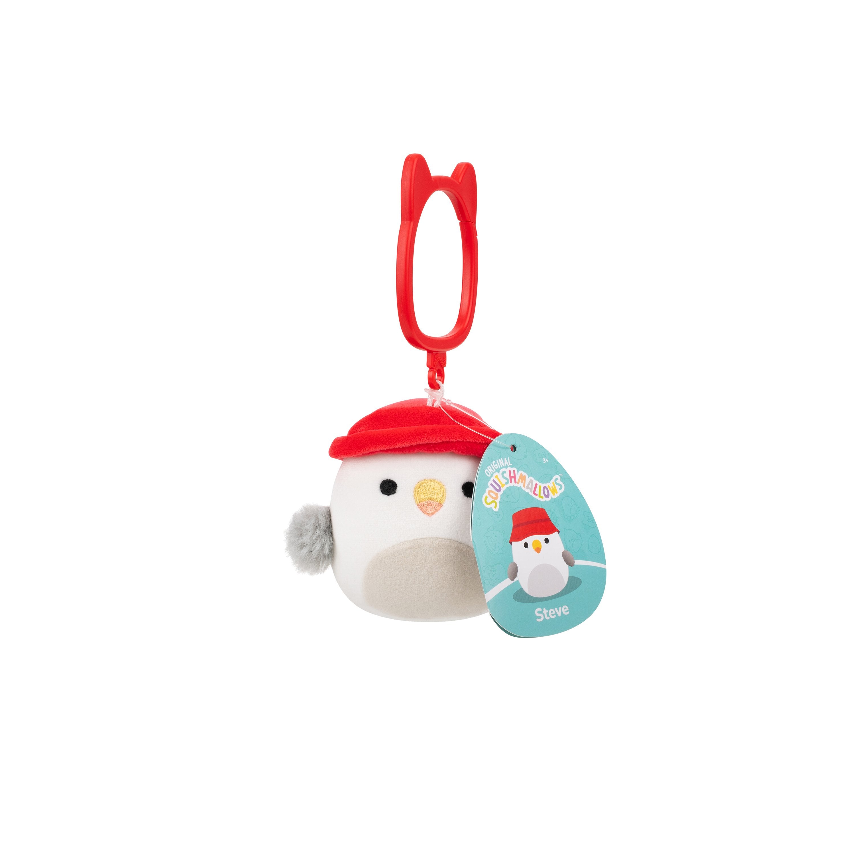 Squishmallows Nøglering - Steve Krammedyr til Leg og Kram