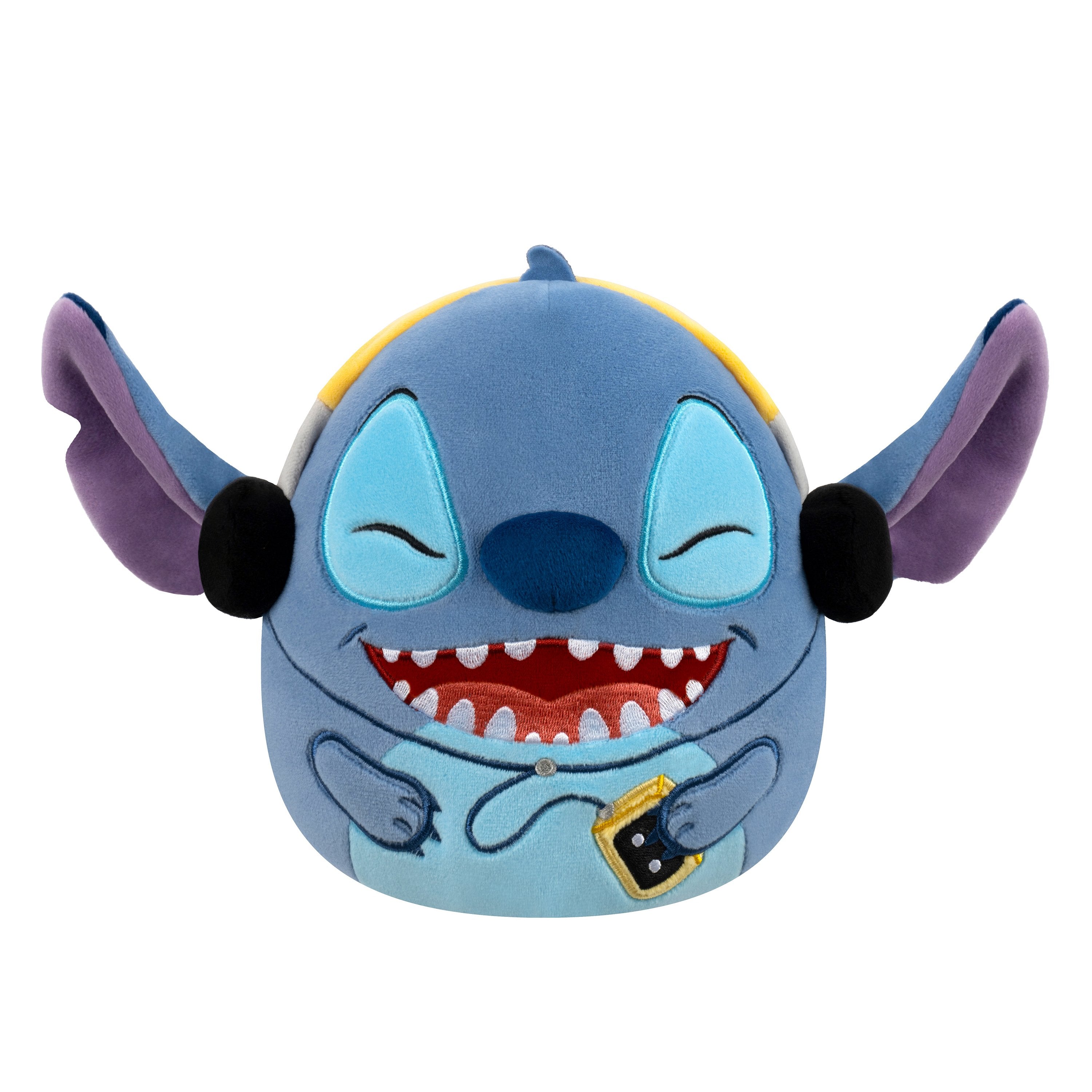 Squishmallows Disney Stitch Bamse med Høretelefoner 20 cm