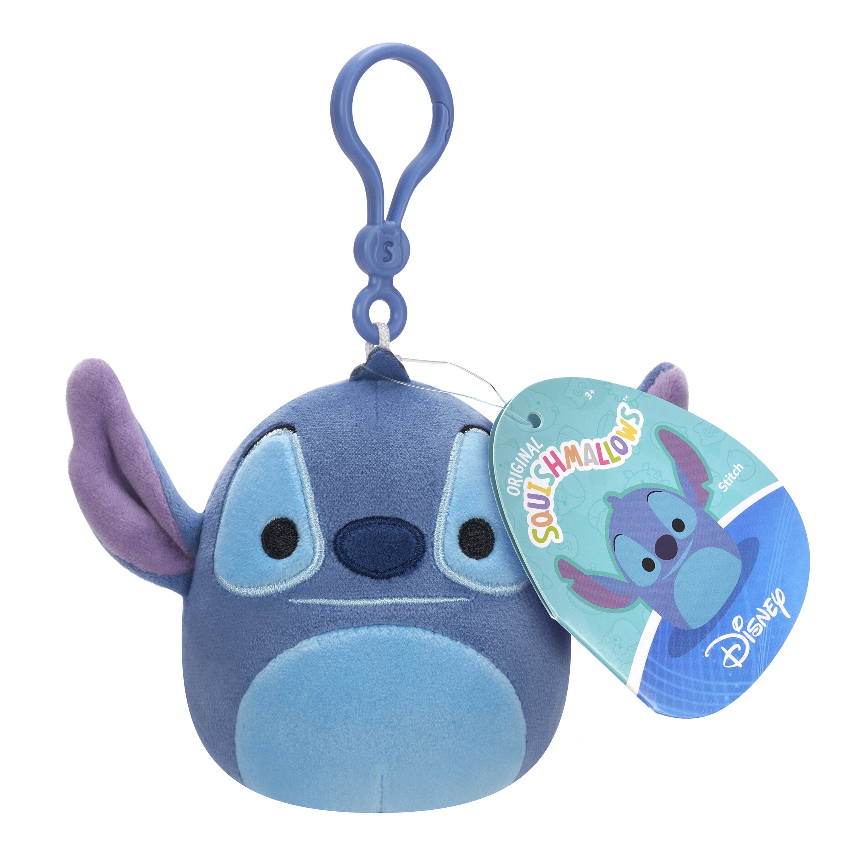 Squishmallows Clip On – Stitch Nøglering Krammedyr