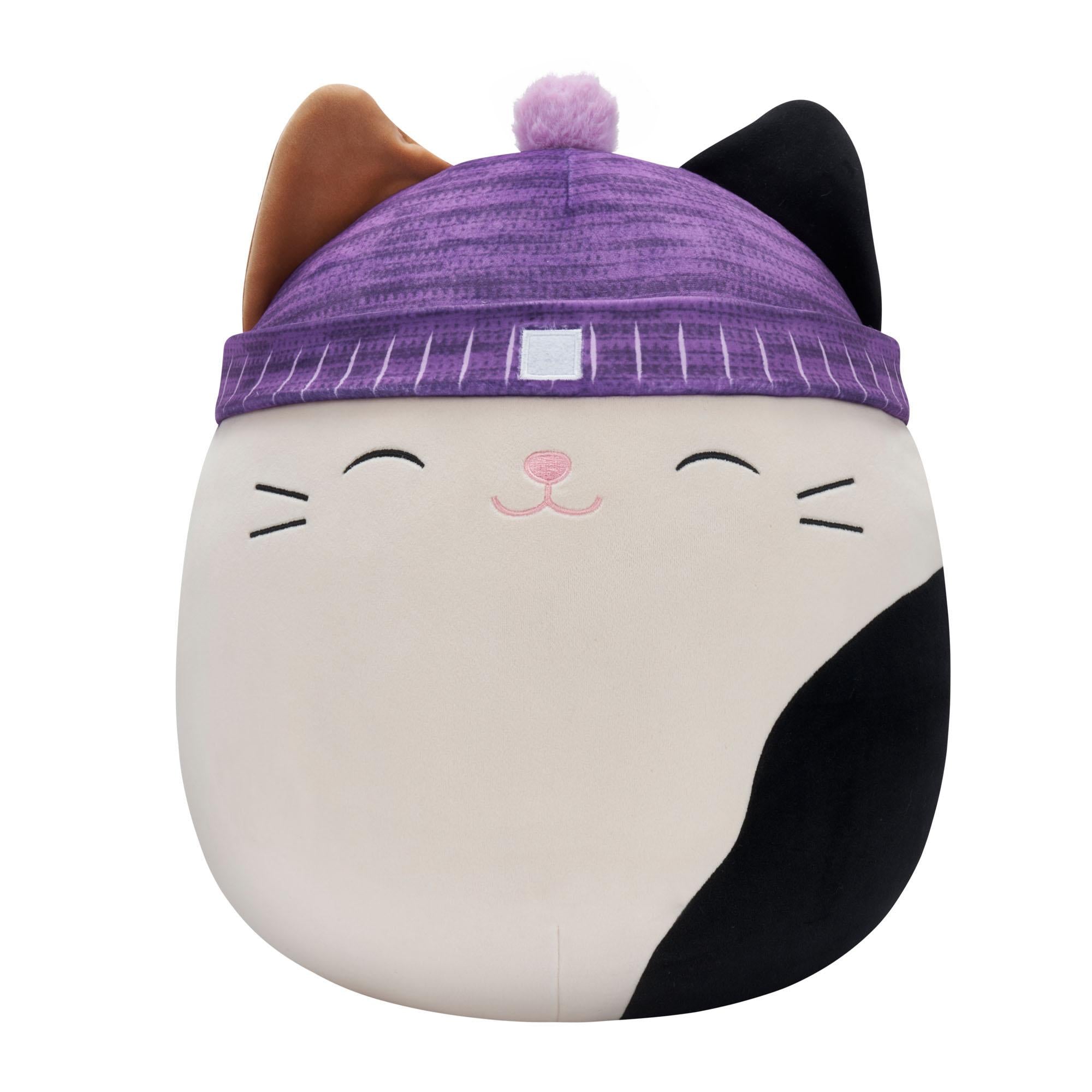 Squishmallows – Cam Katten med Hue – 40 cm Krammedyr