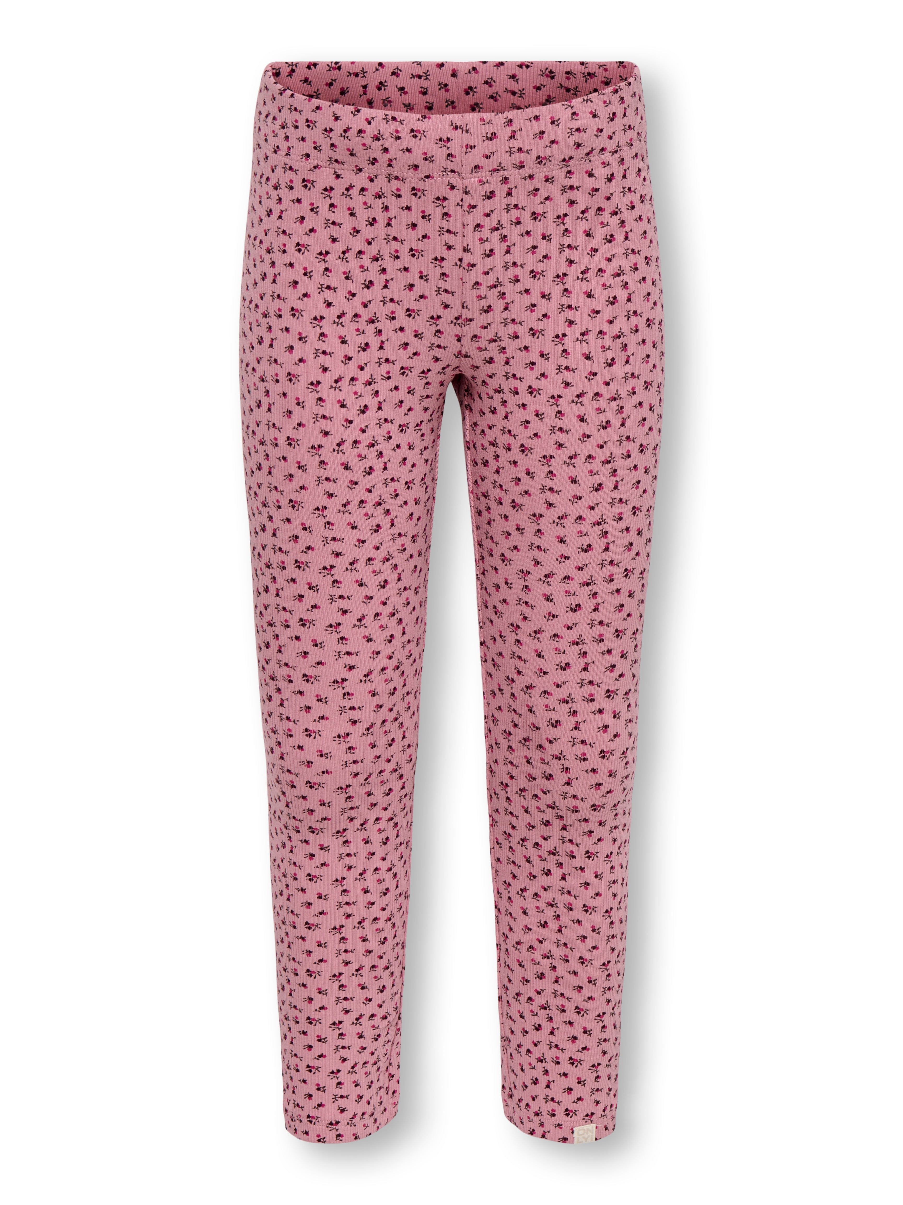 Only Mini Trinny - Bsc Leggings - Foxglove Aw Disty Flower -   Cm