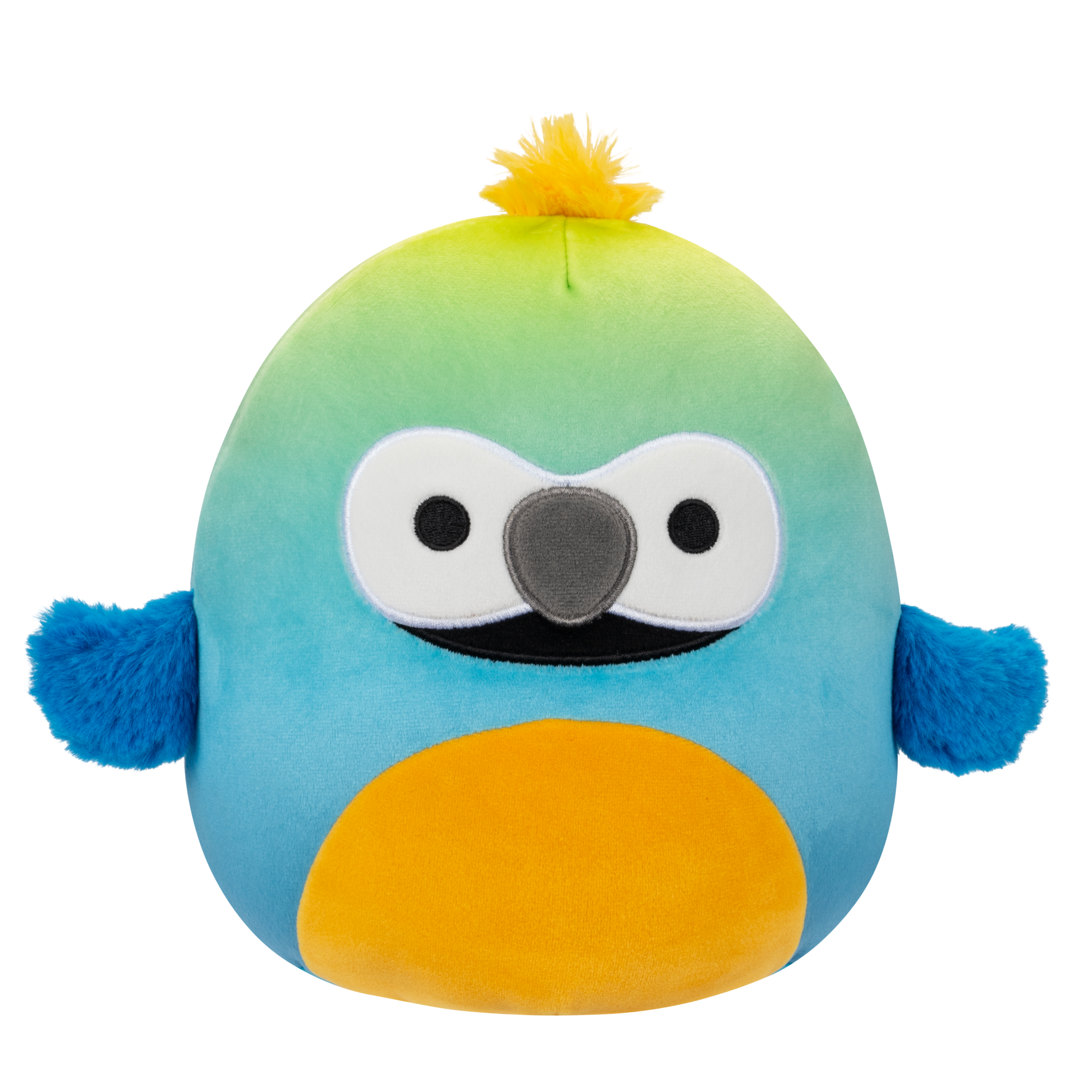 Squishmallows – Baptise Blå/Gul Papegøje Krammedyr 19 cm