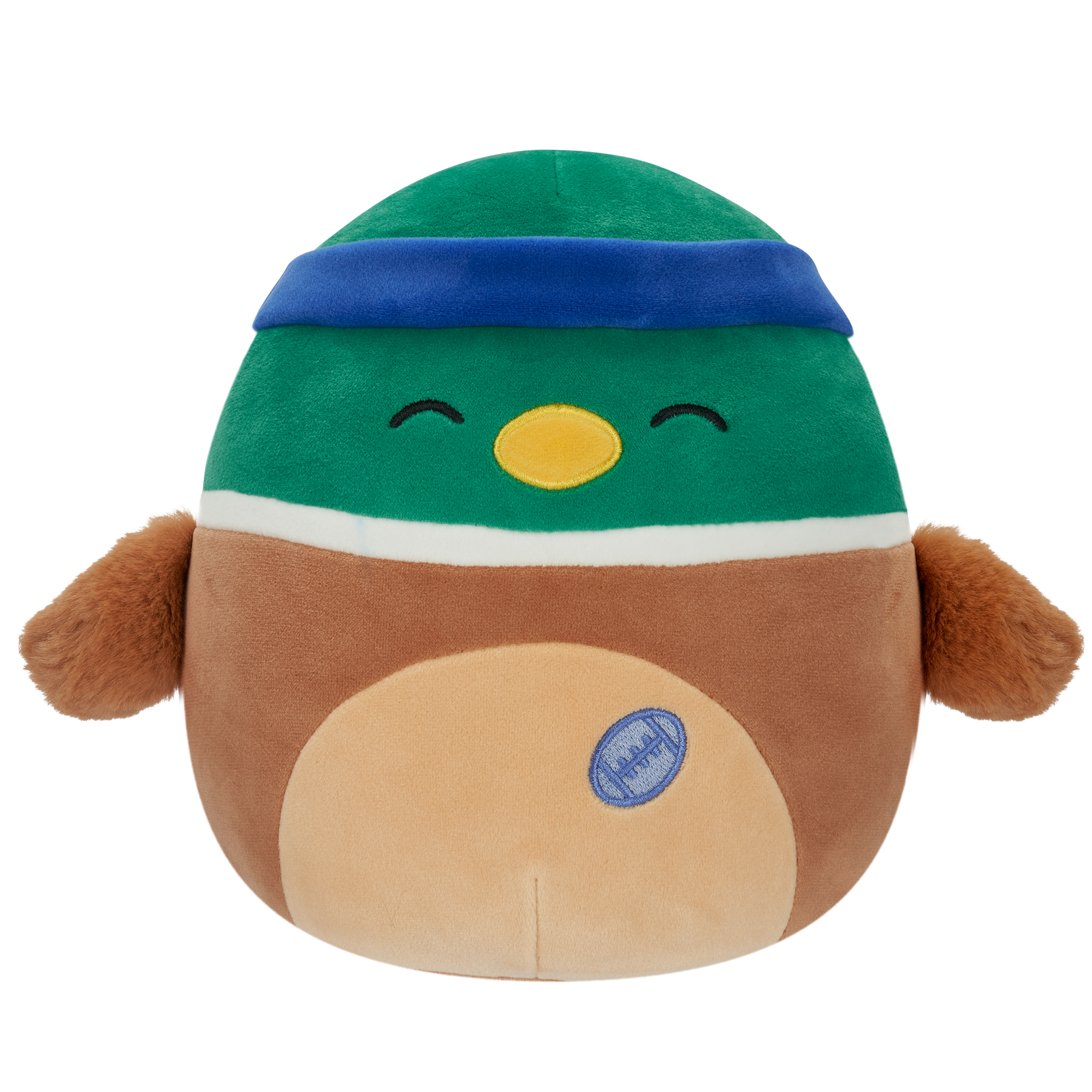 Squishmallows – Avery med Svedbånd & Rugbybold 19 cm