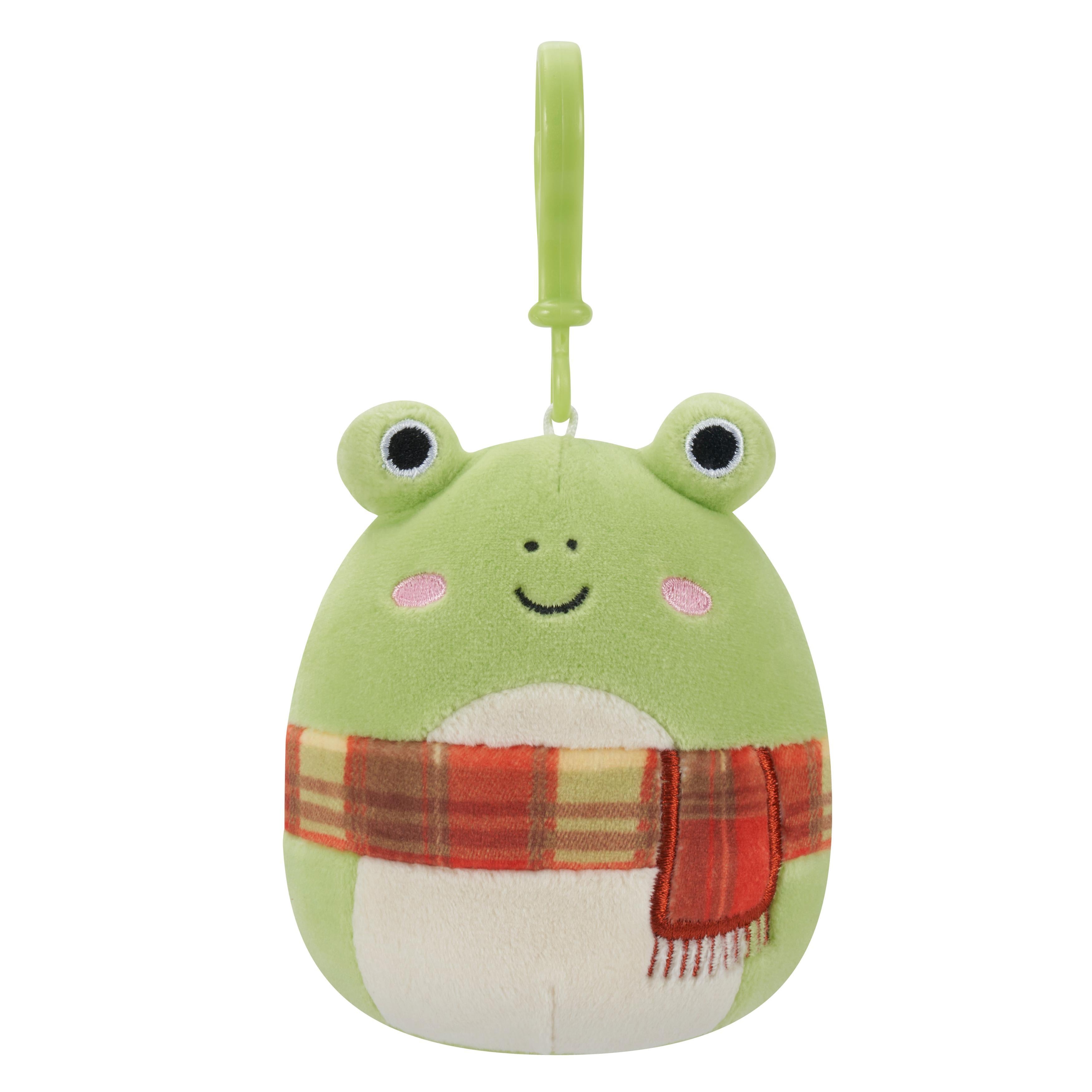 Squishmallows - Clip On Wendy Frø med Tørklæde 9 cm