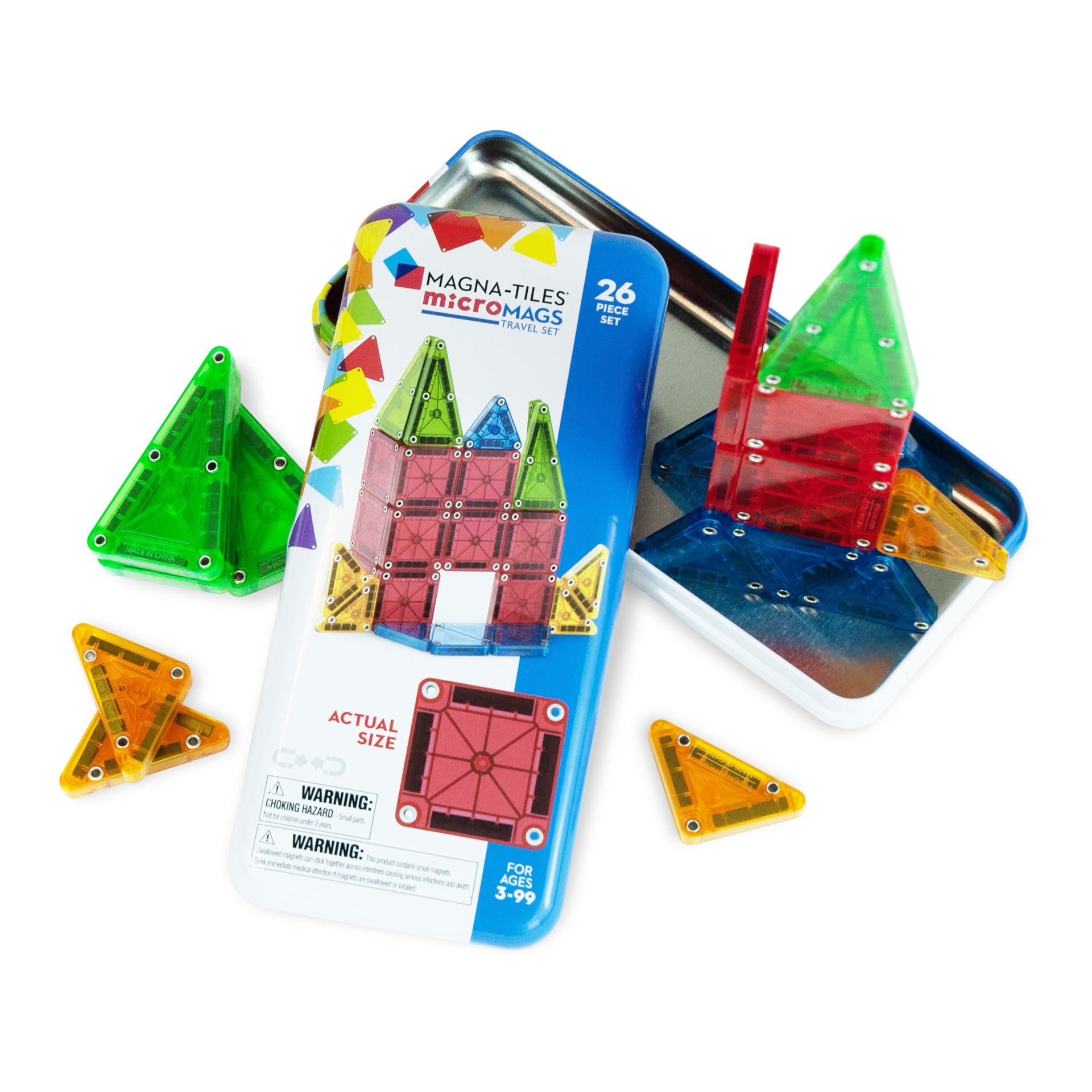 Magna-Tiles Micromags Rejsesæt – 26 Dele til Kreativ Leg