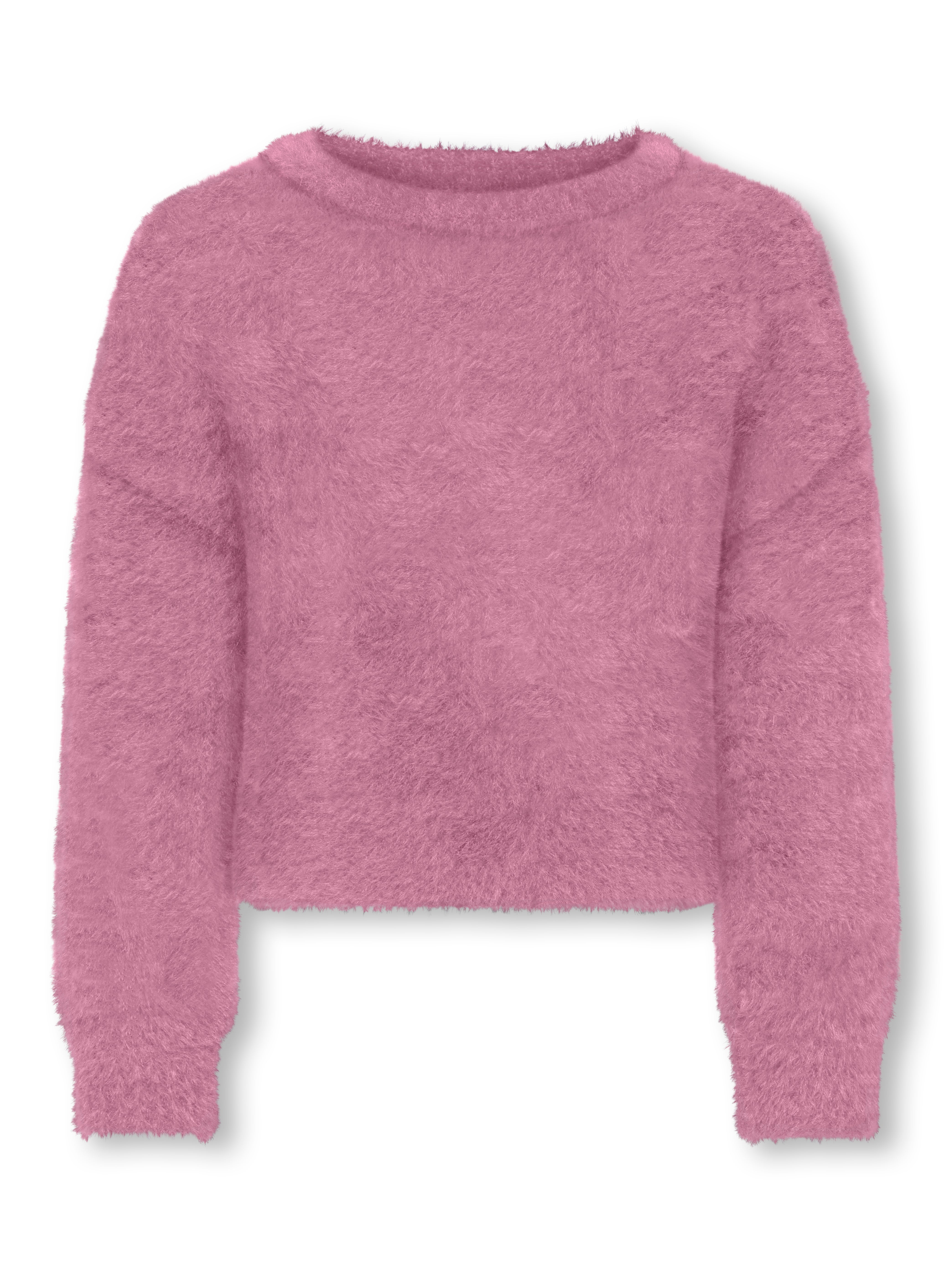 Only Mini Pullover - Fluffy Bluse i Mauve Orchid til Børn