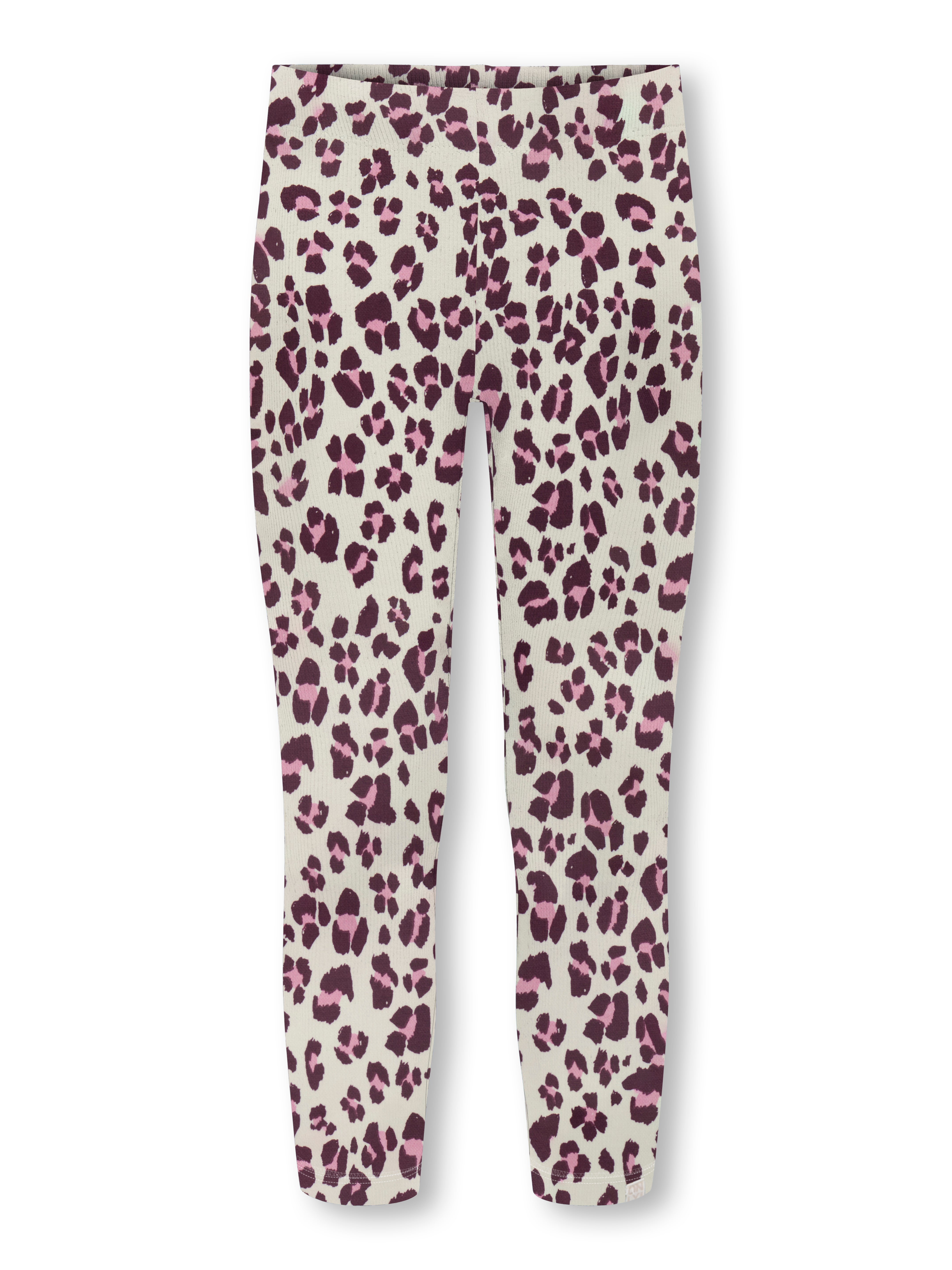 Only Mini Trinny Leggings - Leo Print - Fantastisk Tilbud!