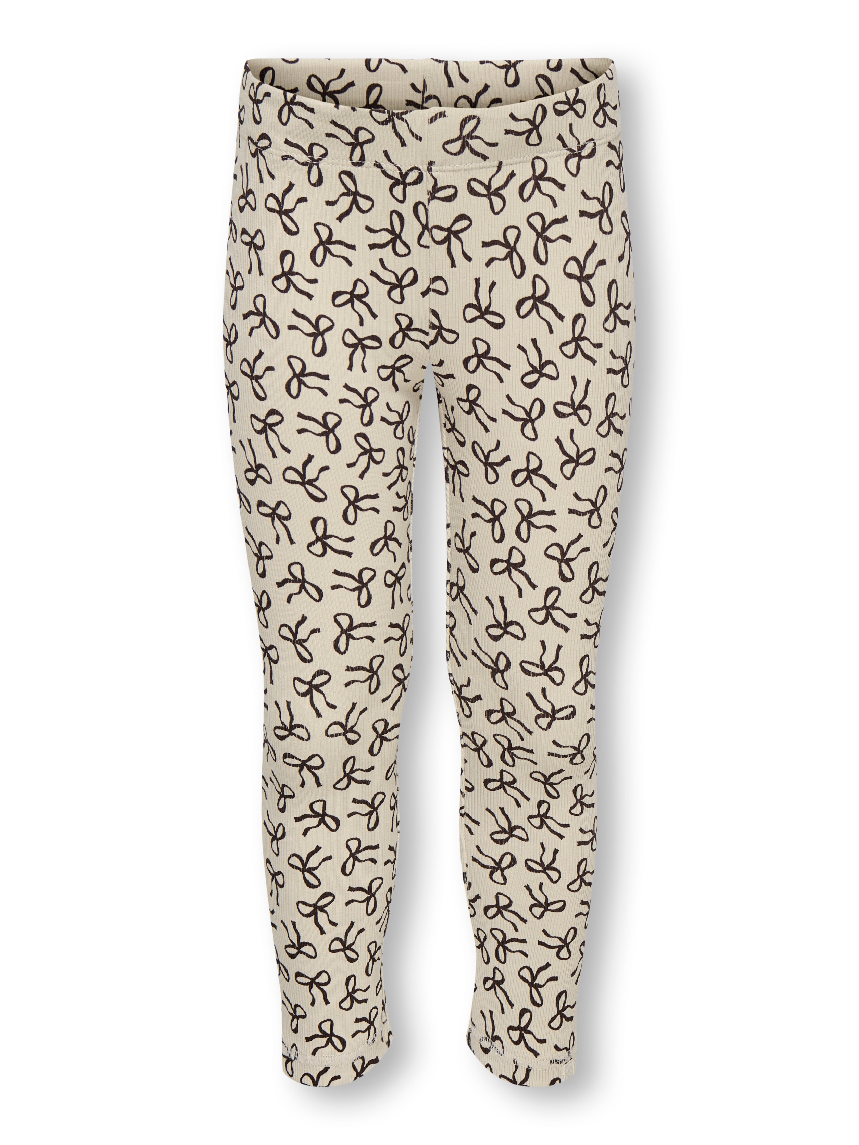 Only Mini Trinny Leggings - Pumice Stone Sløjfe til børn