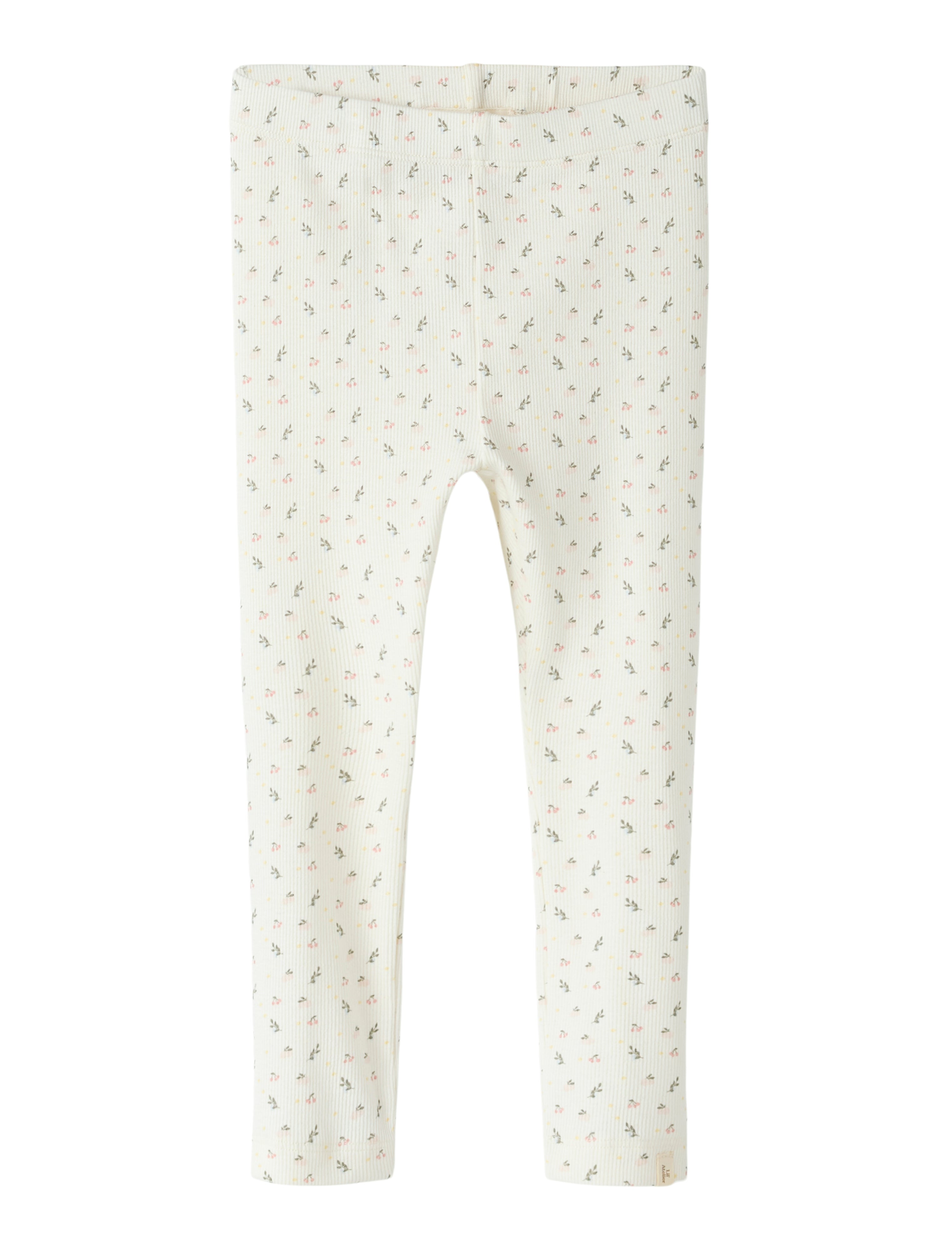 Lil Atelier Gago Slim Leggings - Coconut Milk Small Flower -   Cm