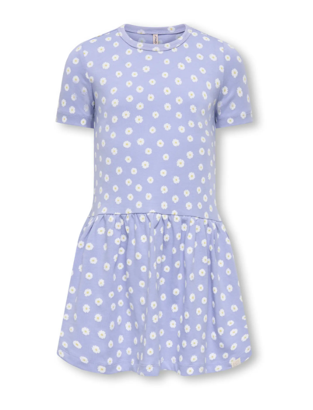 Only Mini Cally Ss Dress - Sweet Lavender Daisy -   Cm