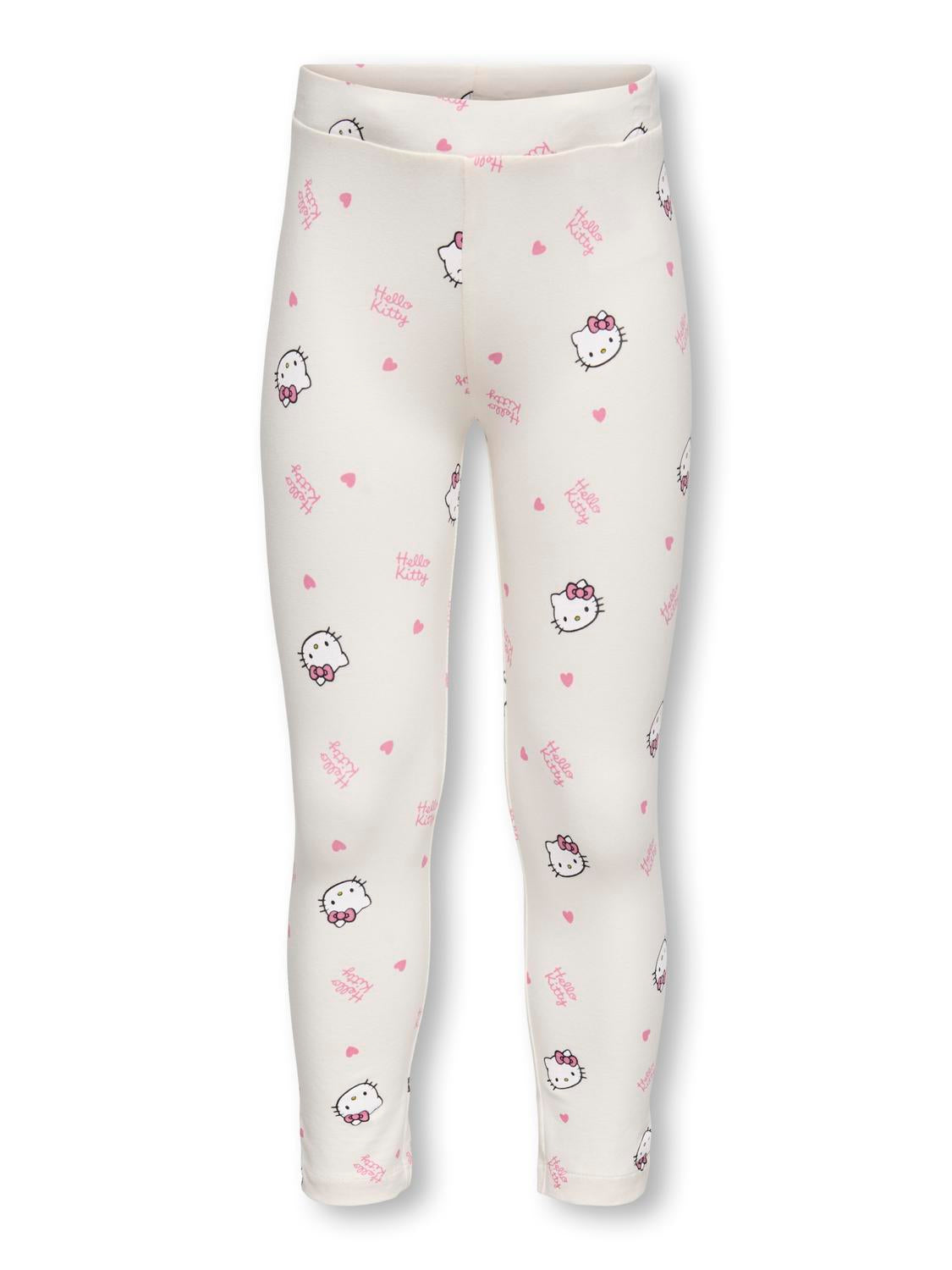 Only Mini Kitten Life Leggings - Tofu Hello Kitty -   Cm